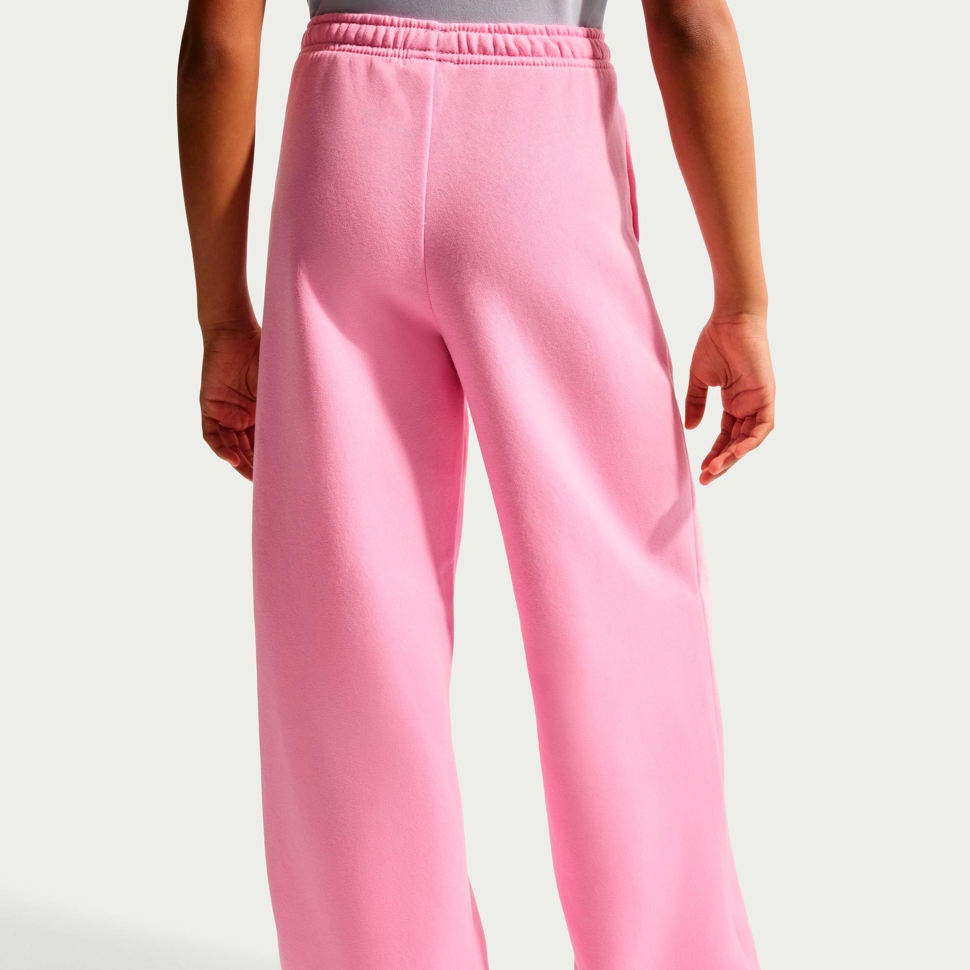 Girls' Big Kids' Nike Sportswear Studio Fleece Open Hem Sweatpants