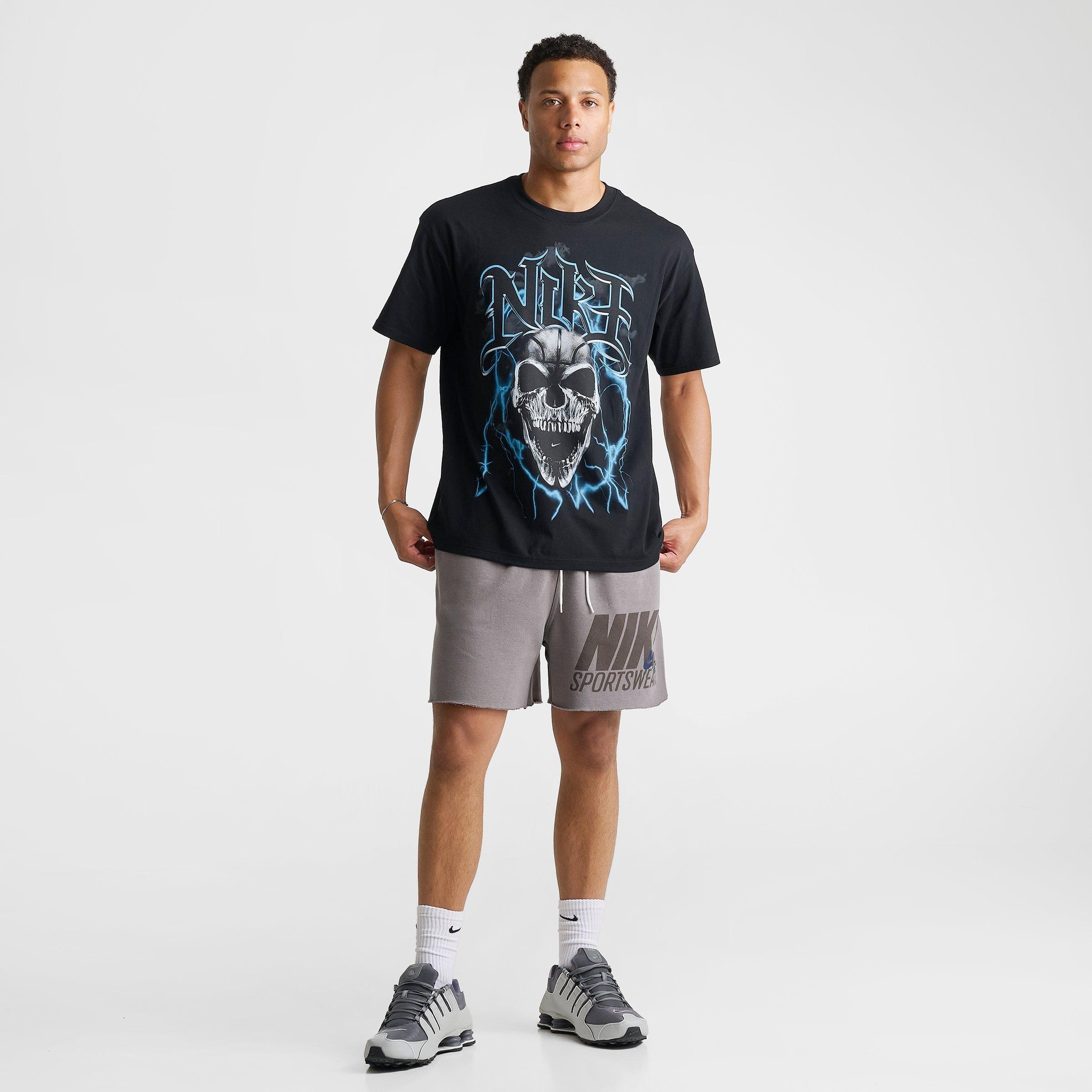 Men's Nike Basketball Skull Lightning Graphic T-Shirt