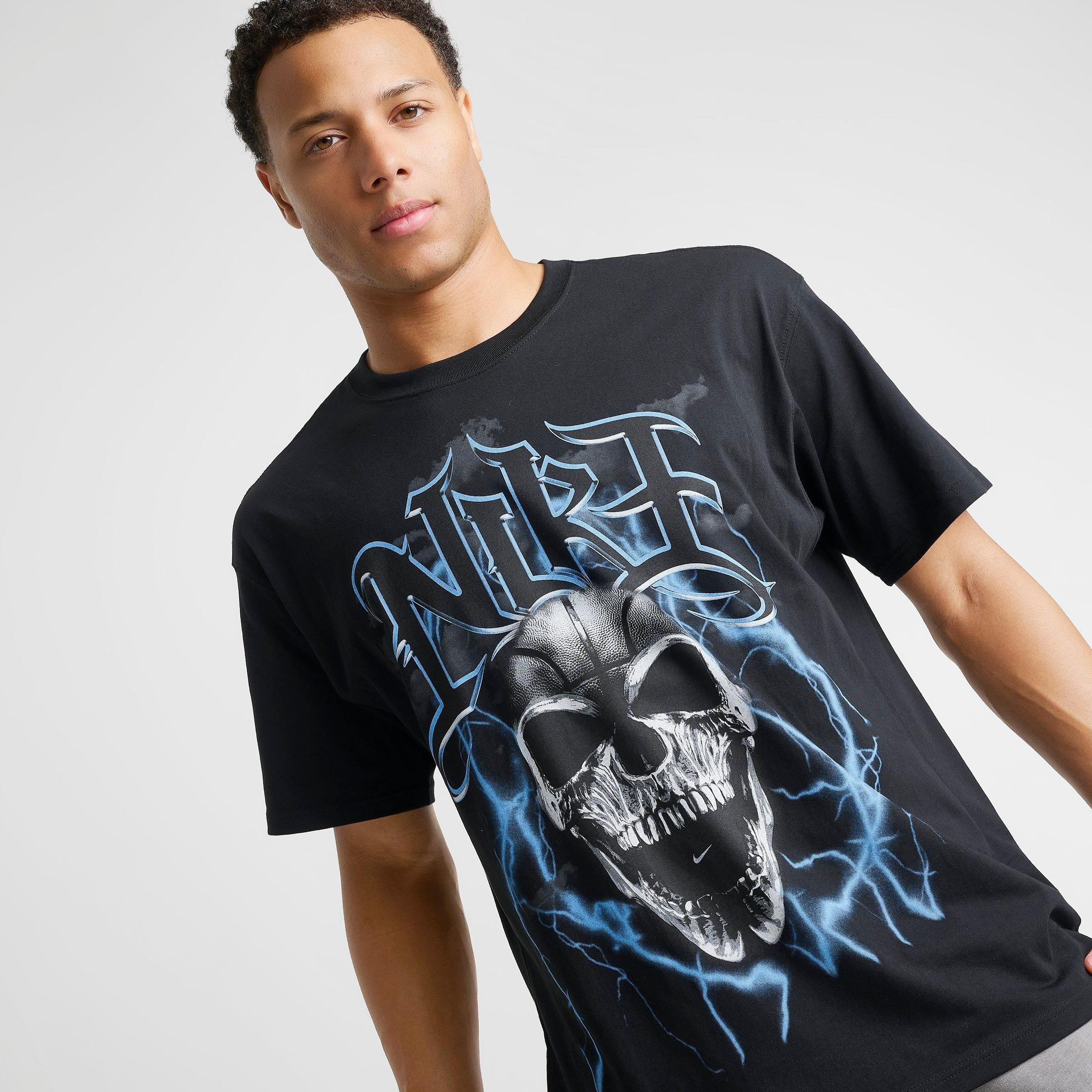 Men's Nike Basketball Skull Lightning Graphic T-Shirt