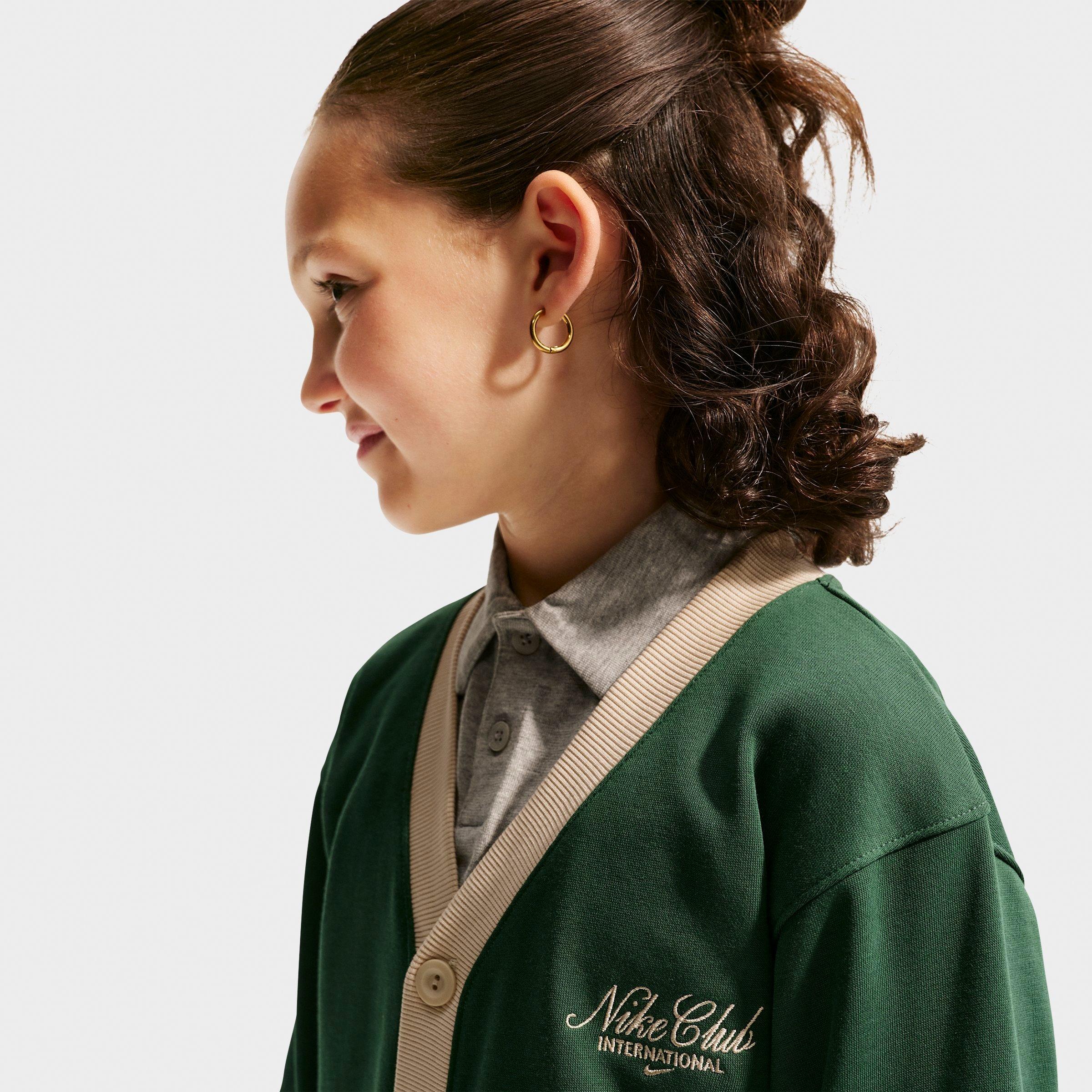 Big Kid's Nike Sportswear Club Cardigan Sweater