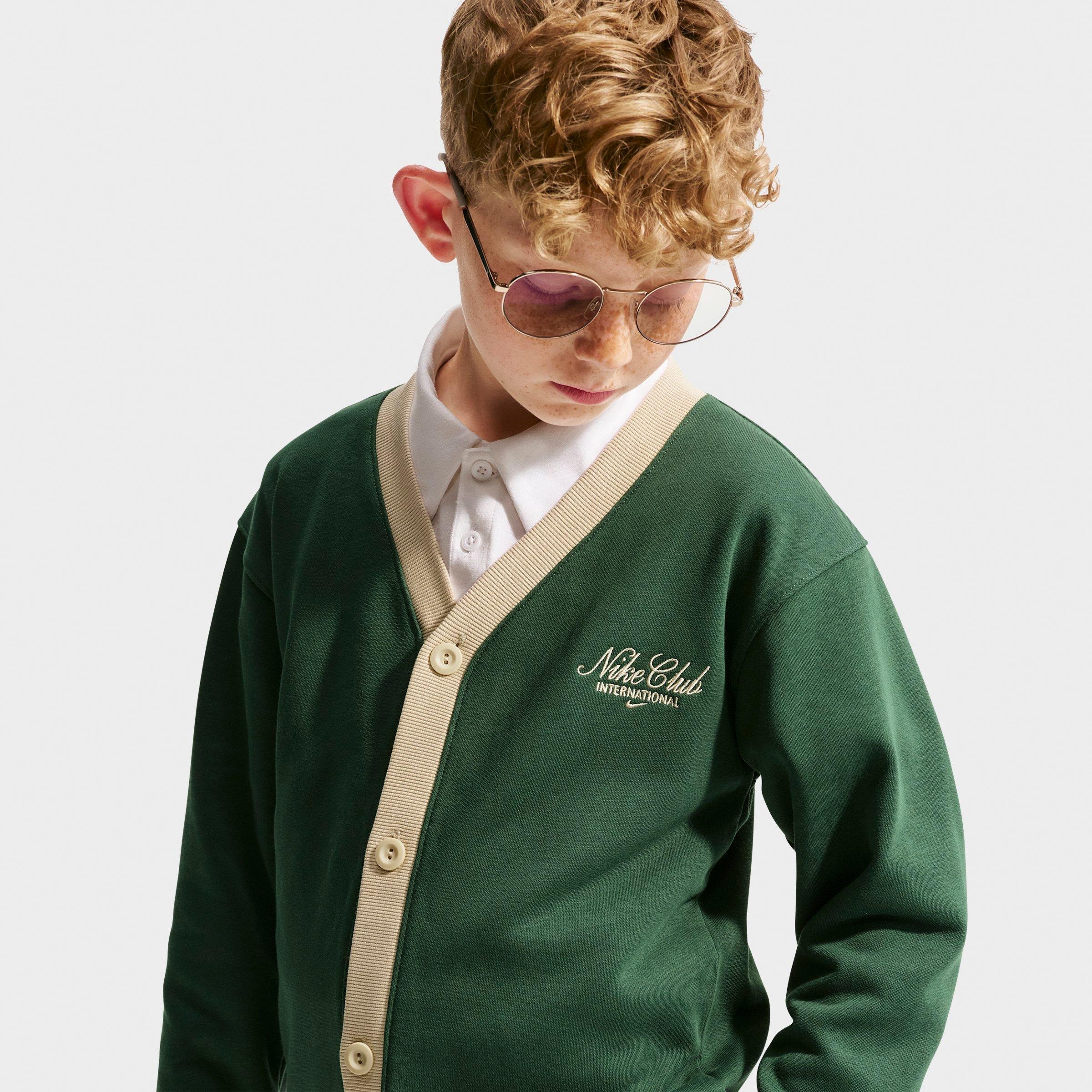 Big Kid's Nike Sportswear Club Cardigan Sweater