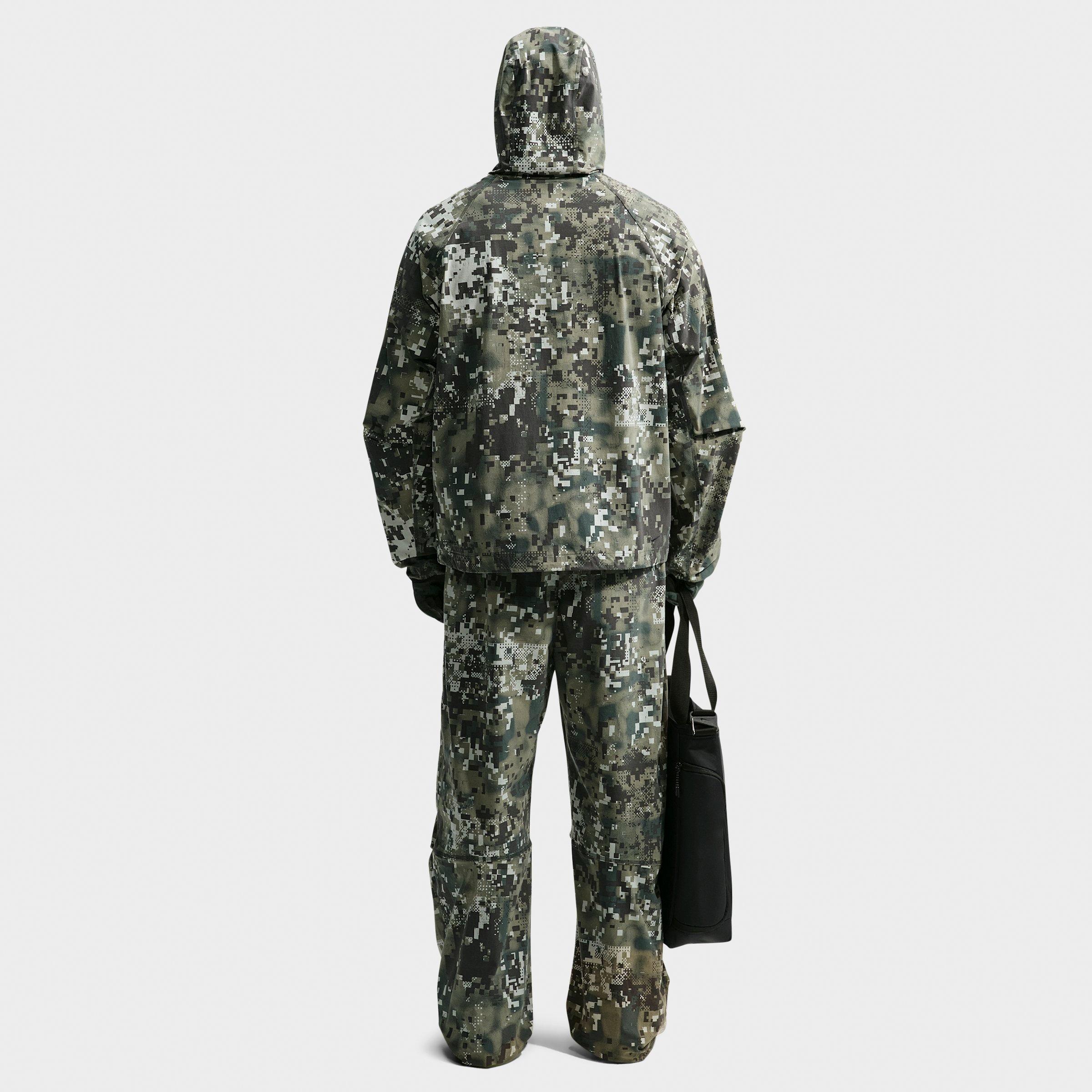 Men's Nike Tech Dri-FIT Woven Digital Camo Print Full-Zip Jacket