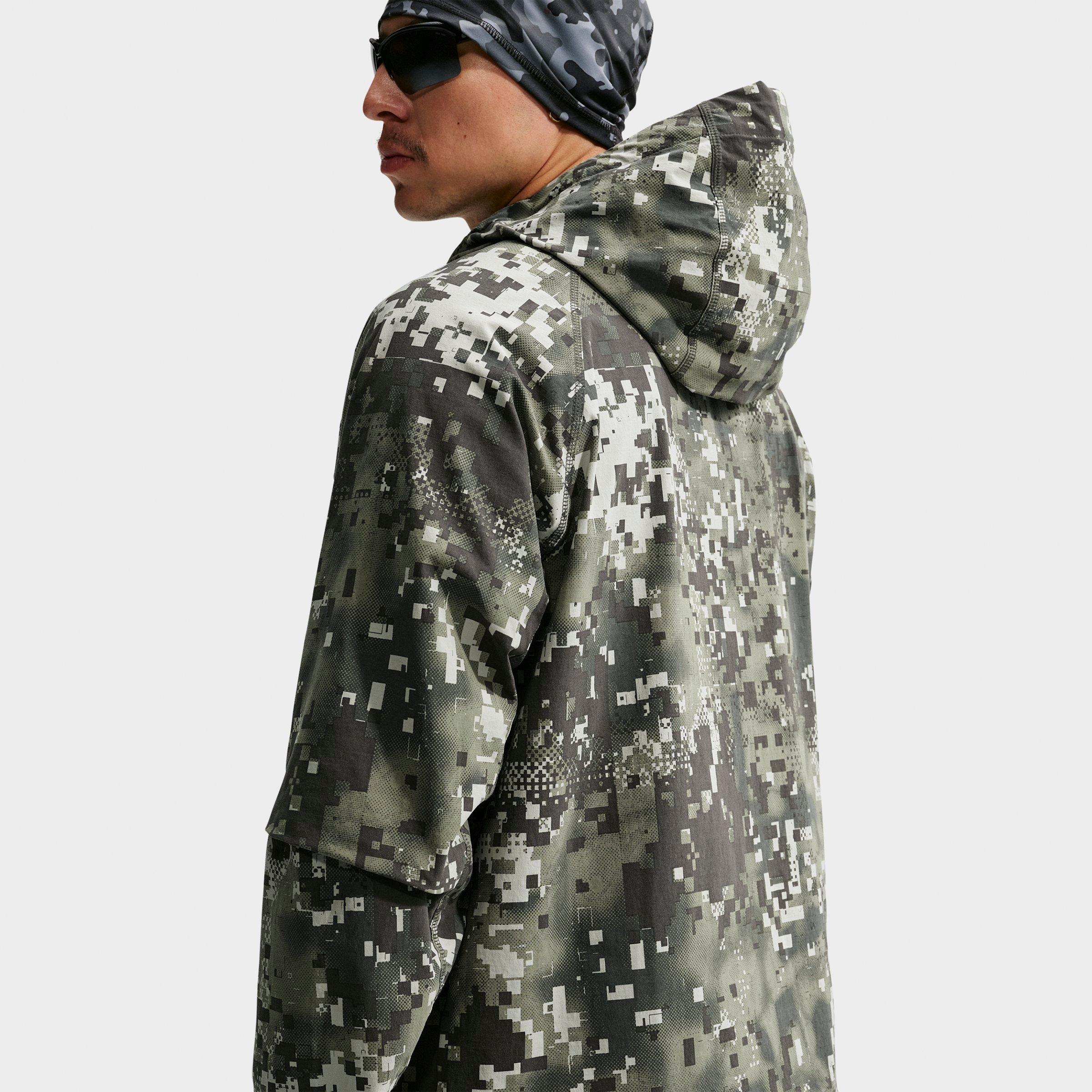Men's Nike Tech Dri-FIT Woven Digital Camo Print Full-Zip Jacket
