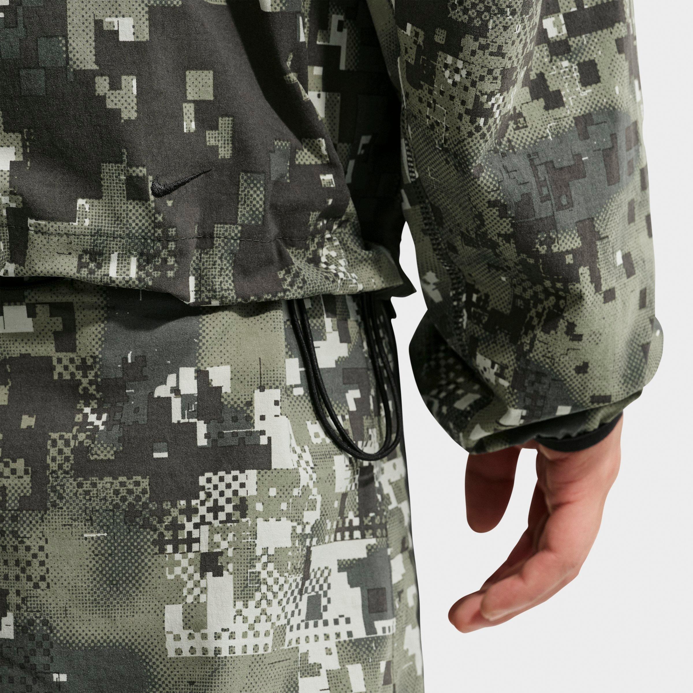 Men's Nike Tech Dri-FIT Woven Digital Camo Print Full-Zip Jacket