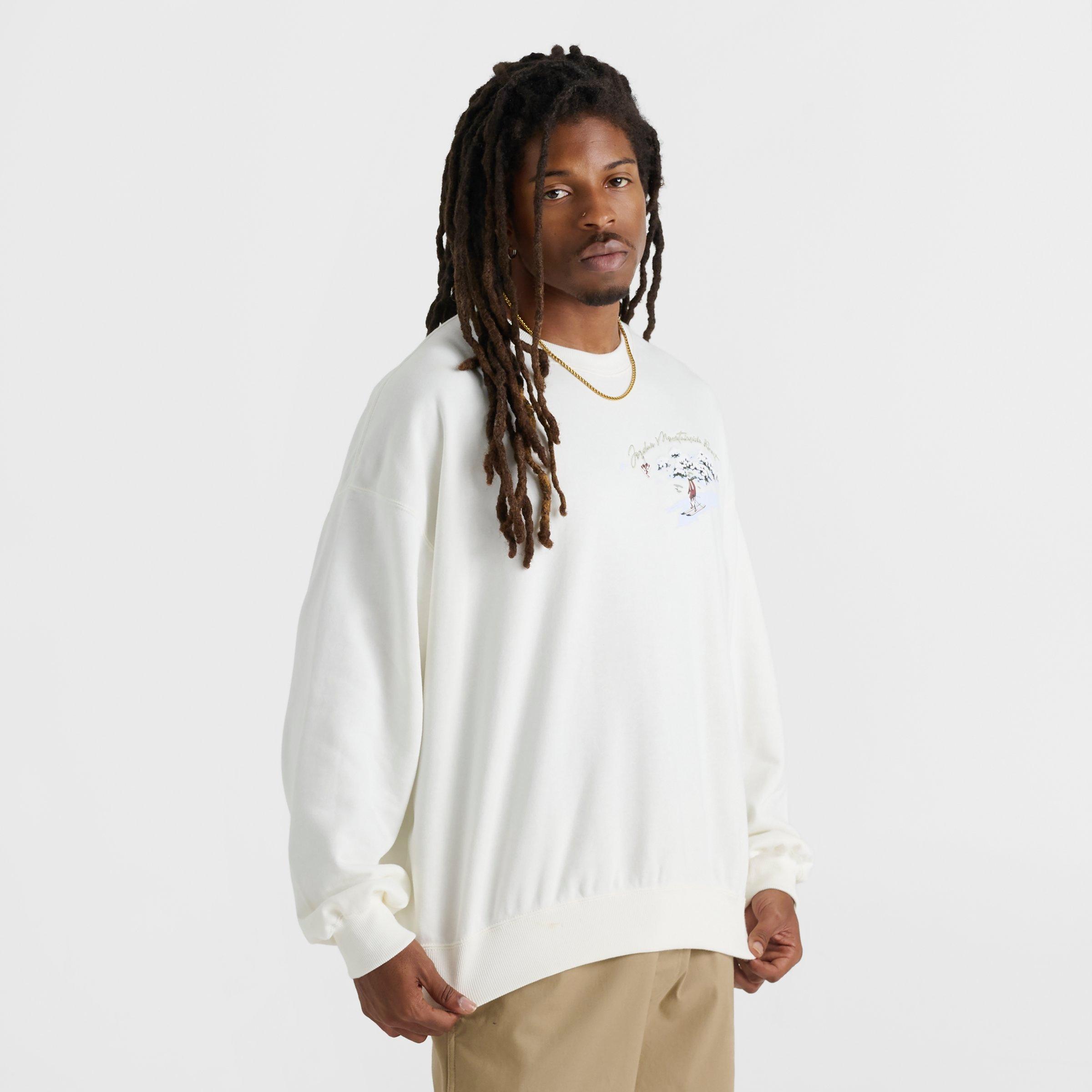 Men's Jordan Brooklyn Fleece Snowscape Crewneck Sweatshirt