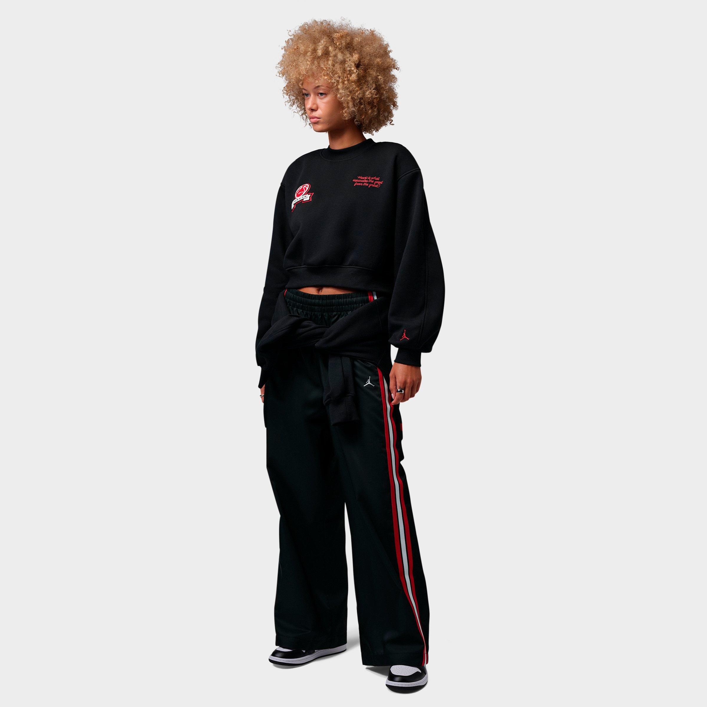 Women's Jordan Brooklyn Fleece Cropped Crewneck Sweatshirt