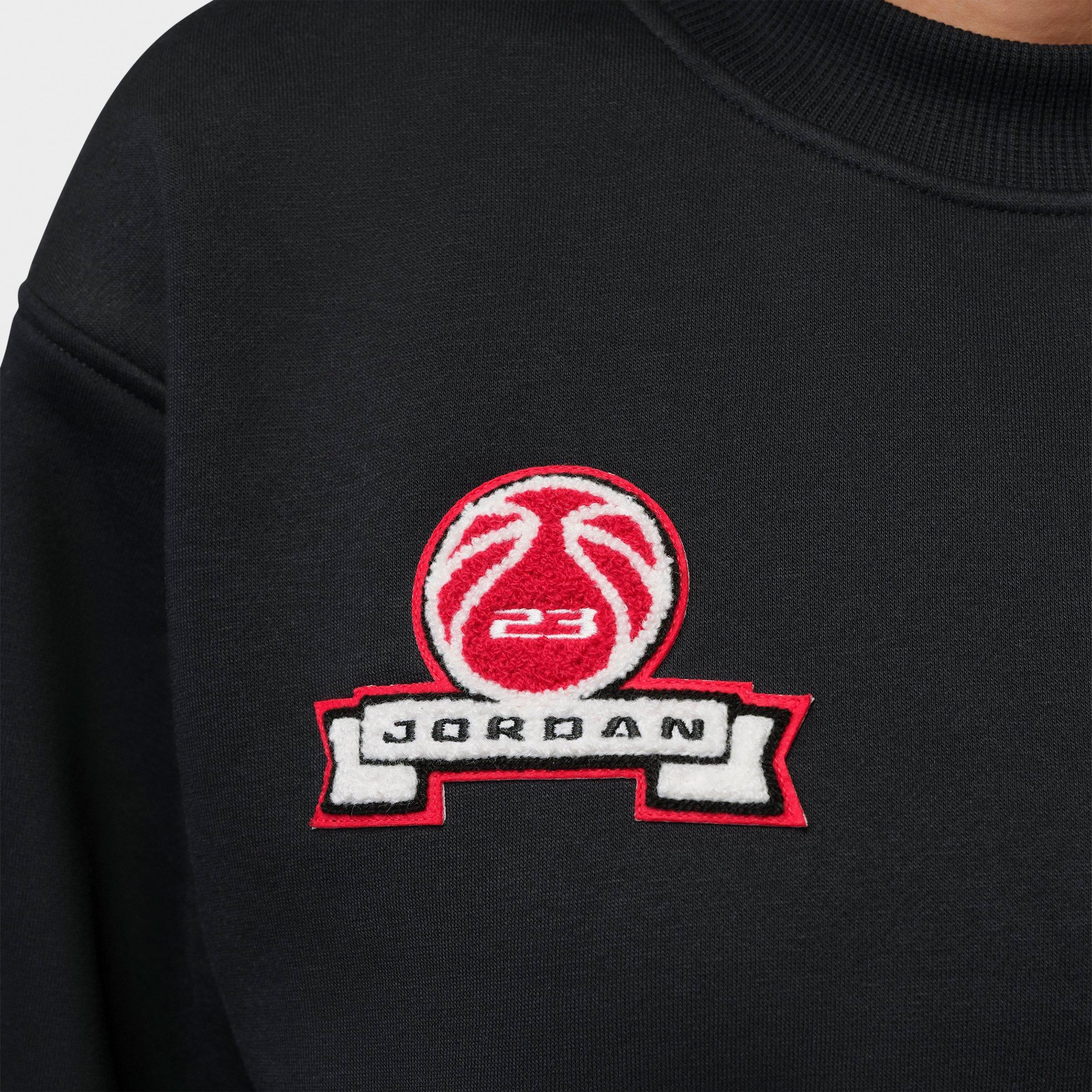 Women's Jordan Brooklyn Fleece Cropped Crewneck Sweatshirt