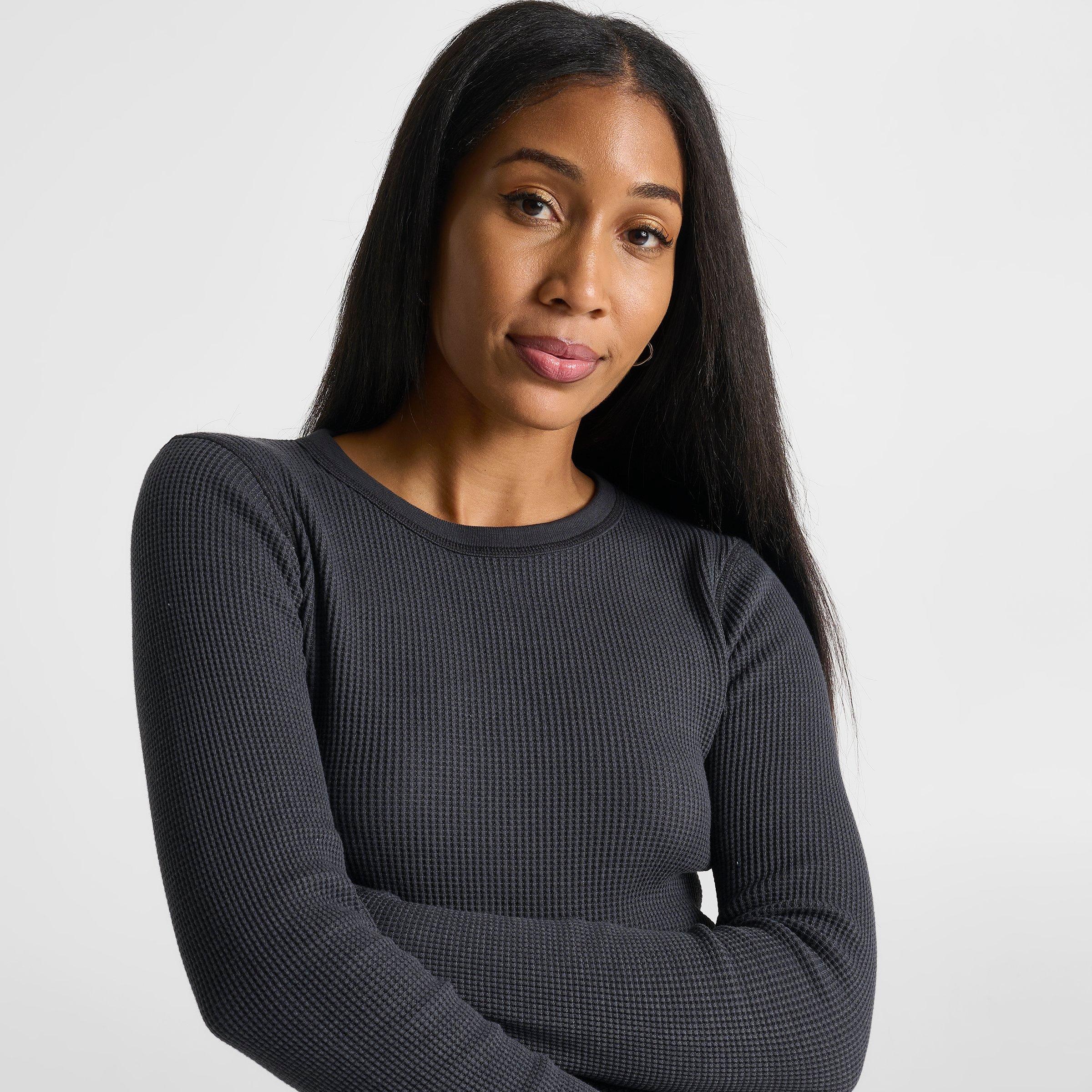 Women's Jordan Flight Long-Sleeve Waffle Top