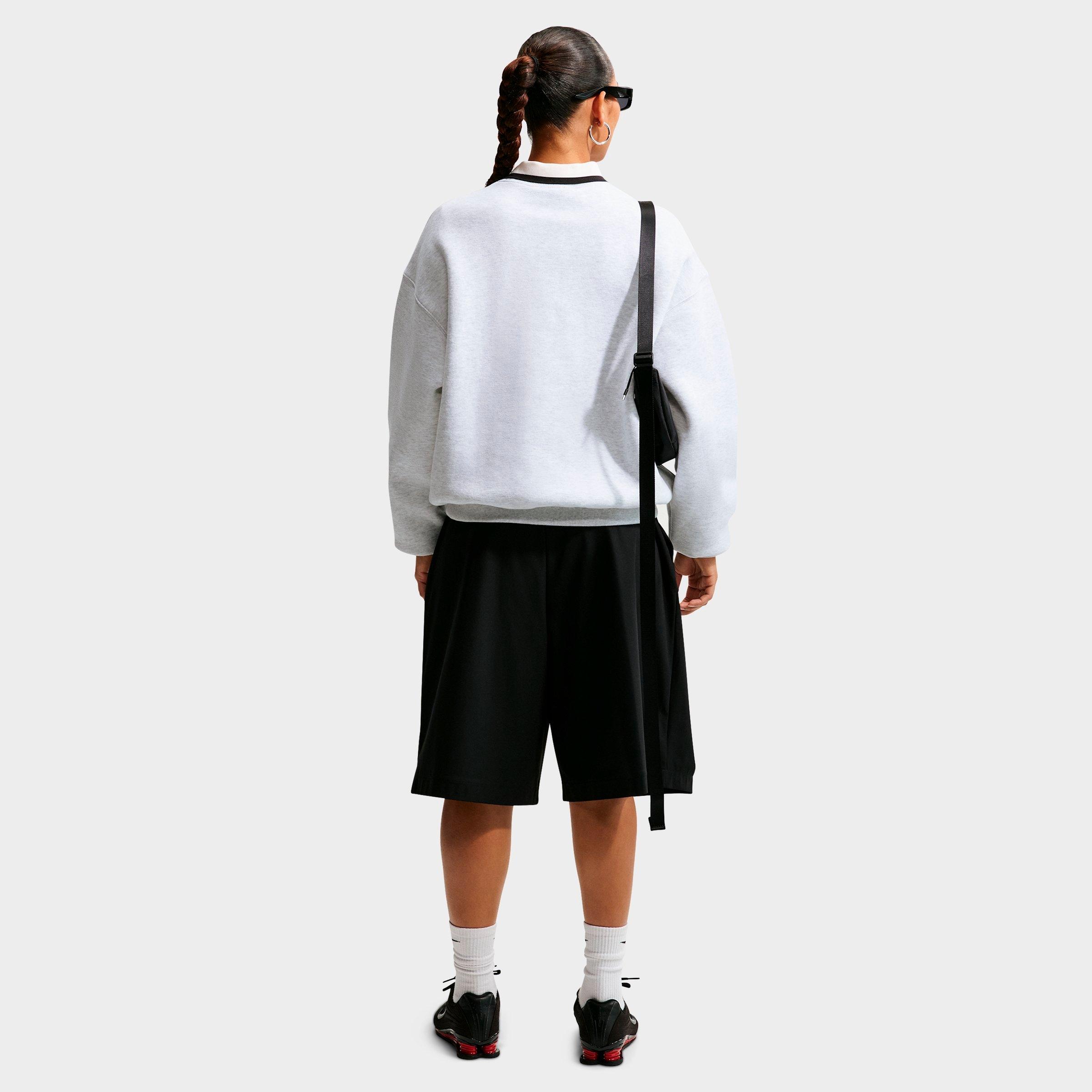 Women's Nike Studio Fleece Medium Weight Oversized Crewneck Sweatshirt