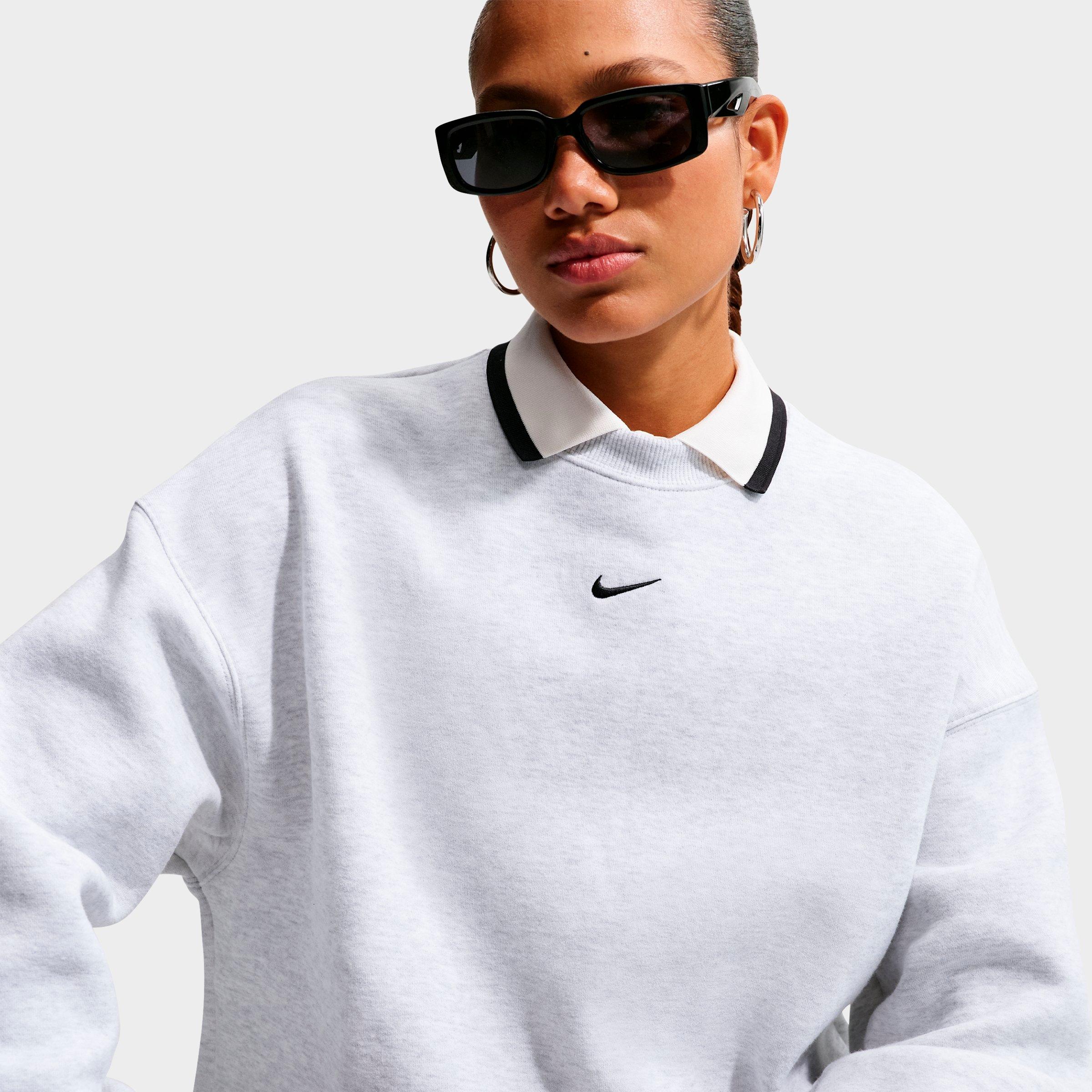 Women's Nike Studio Fleece Medium Weight Oversized Crewneck Sweatshirt