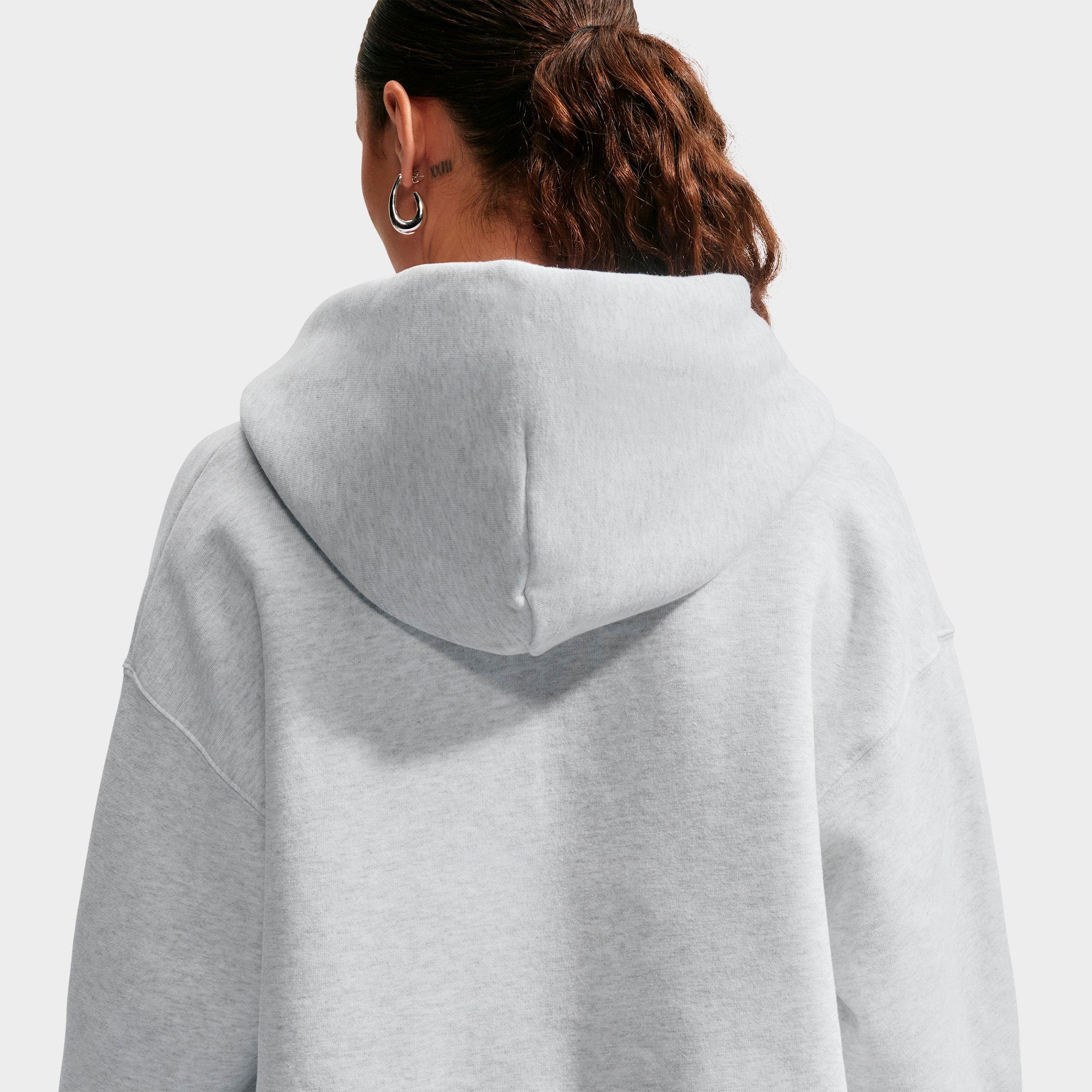 Women's Nike Studio Fleece Medium-Weight Oversized Full-Zip Hoodie