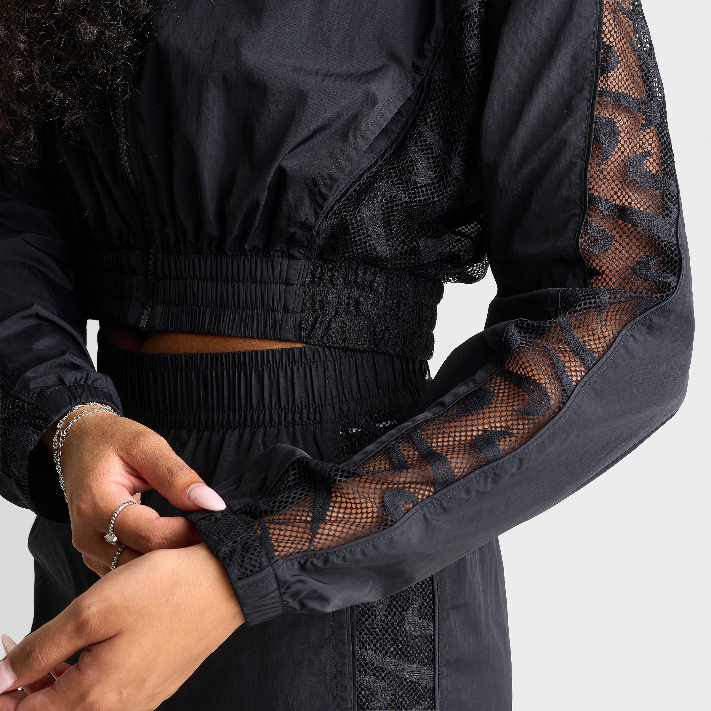 Women's Nike Sportswear Lace Cropped Full-Zip Track Jacket
