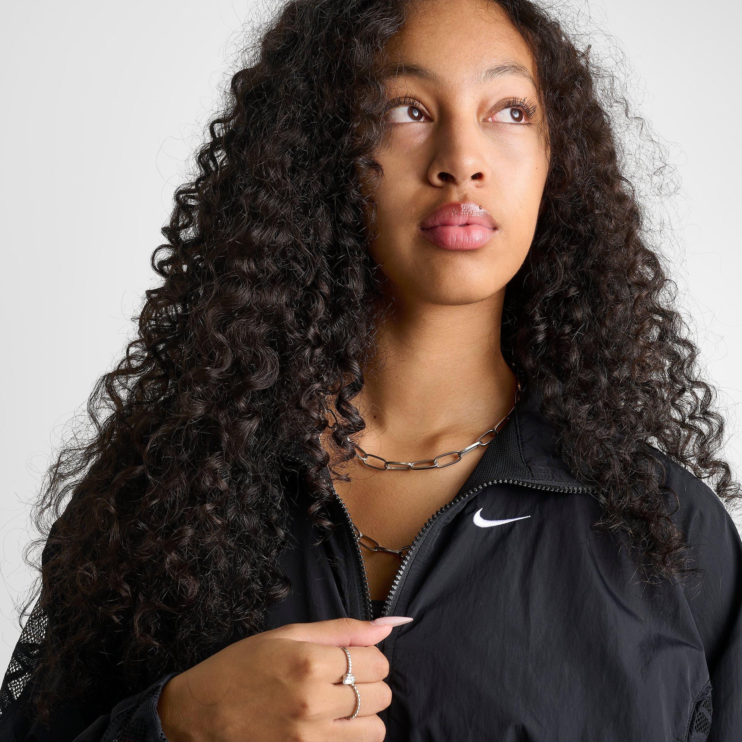 Women's Nike Sportswear Lace Cropped Full-Zip Track Jacket