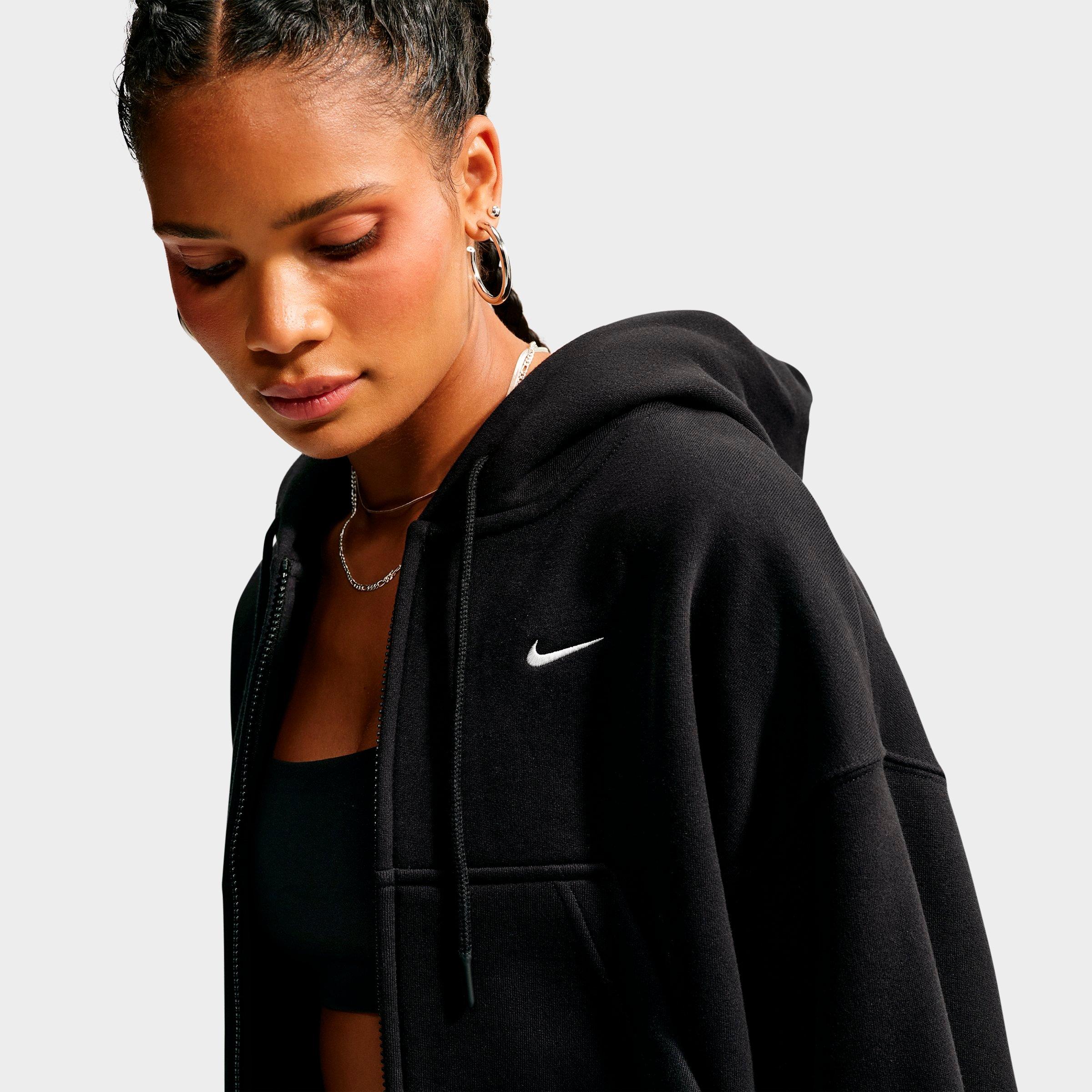 Women's Nike Studio Fleece Medium-Weight Oversized Cropped Full