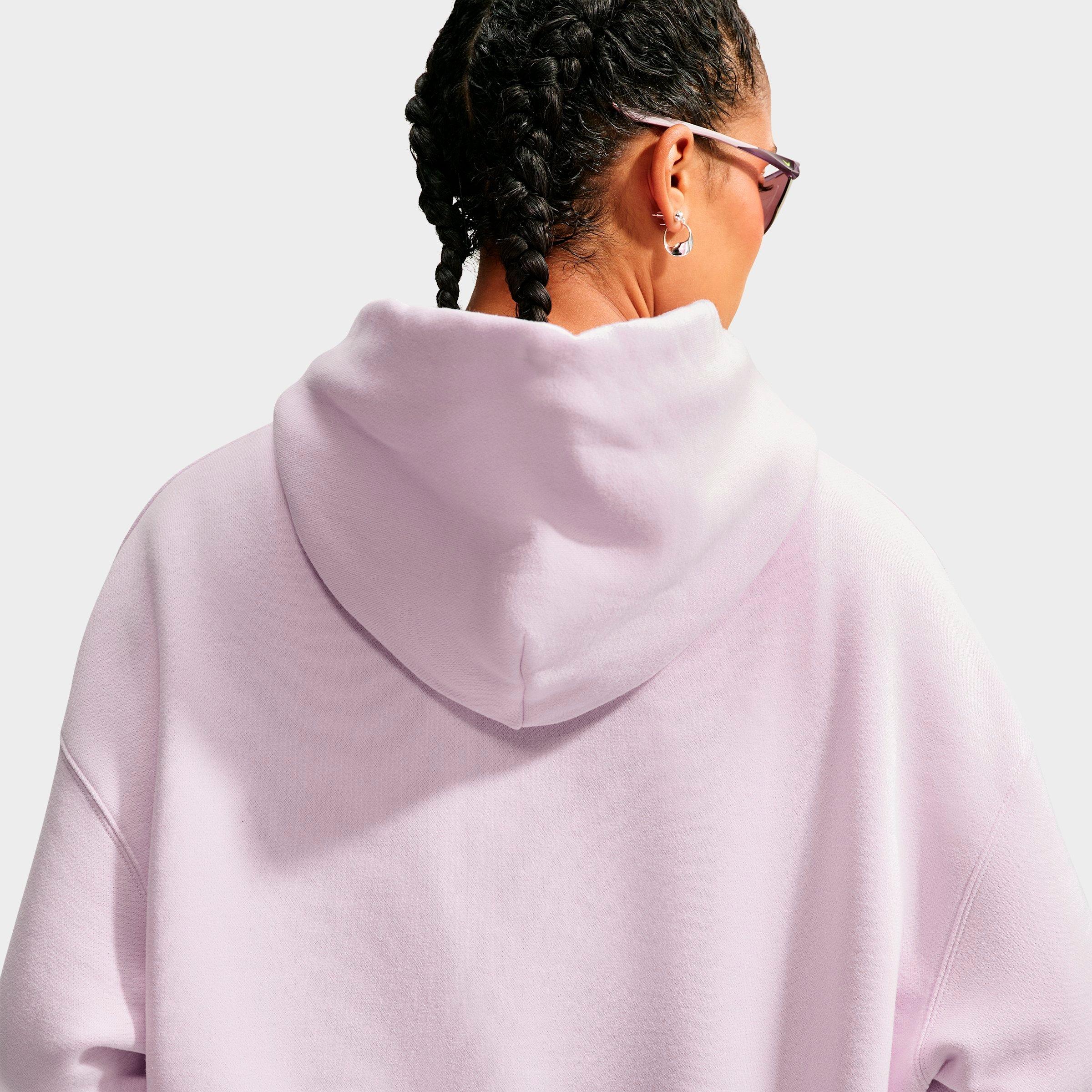 Women's Nike Studio Fleece Medium-Weight Oversized Cropped Full-Zip Hoodie