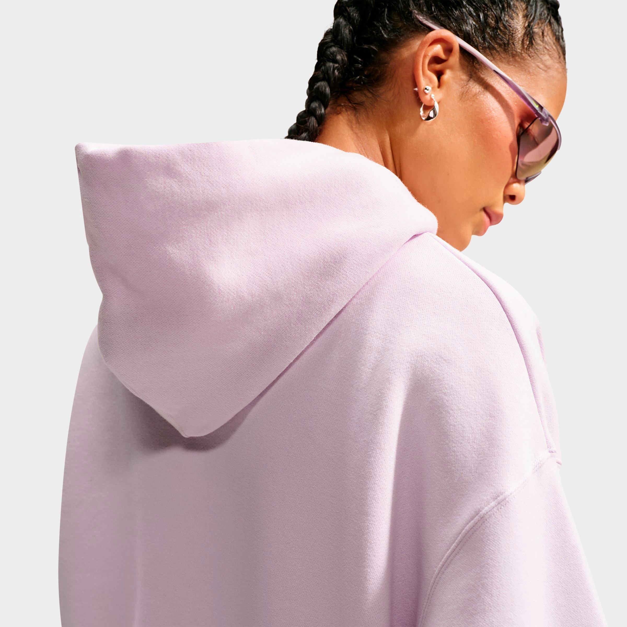 Women's Nike Studio Fleece Medium-Weight Oversized Cropped Full-Zip Hoodie