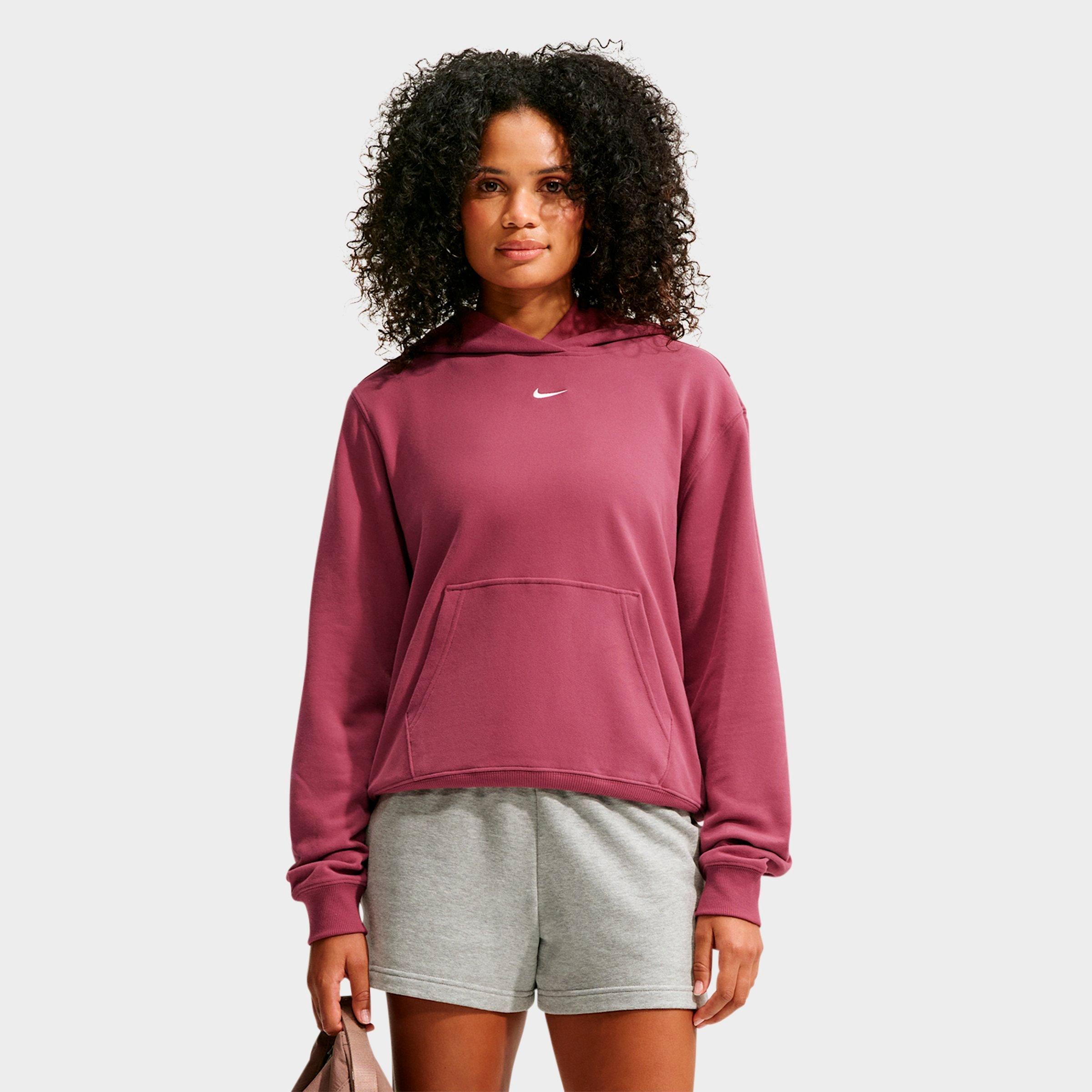 Women's Nike Studio Fleece Lightweight French Terry Pullover Hoodie