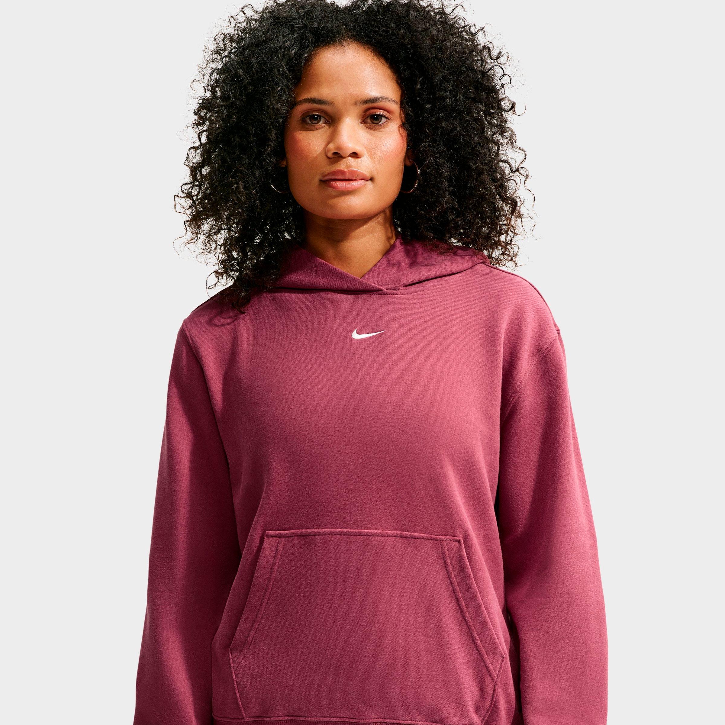Women's Nike Studio Fleece Lightweight French Terry Pullover Hoodie