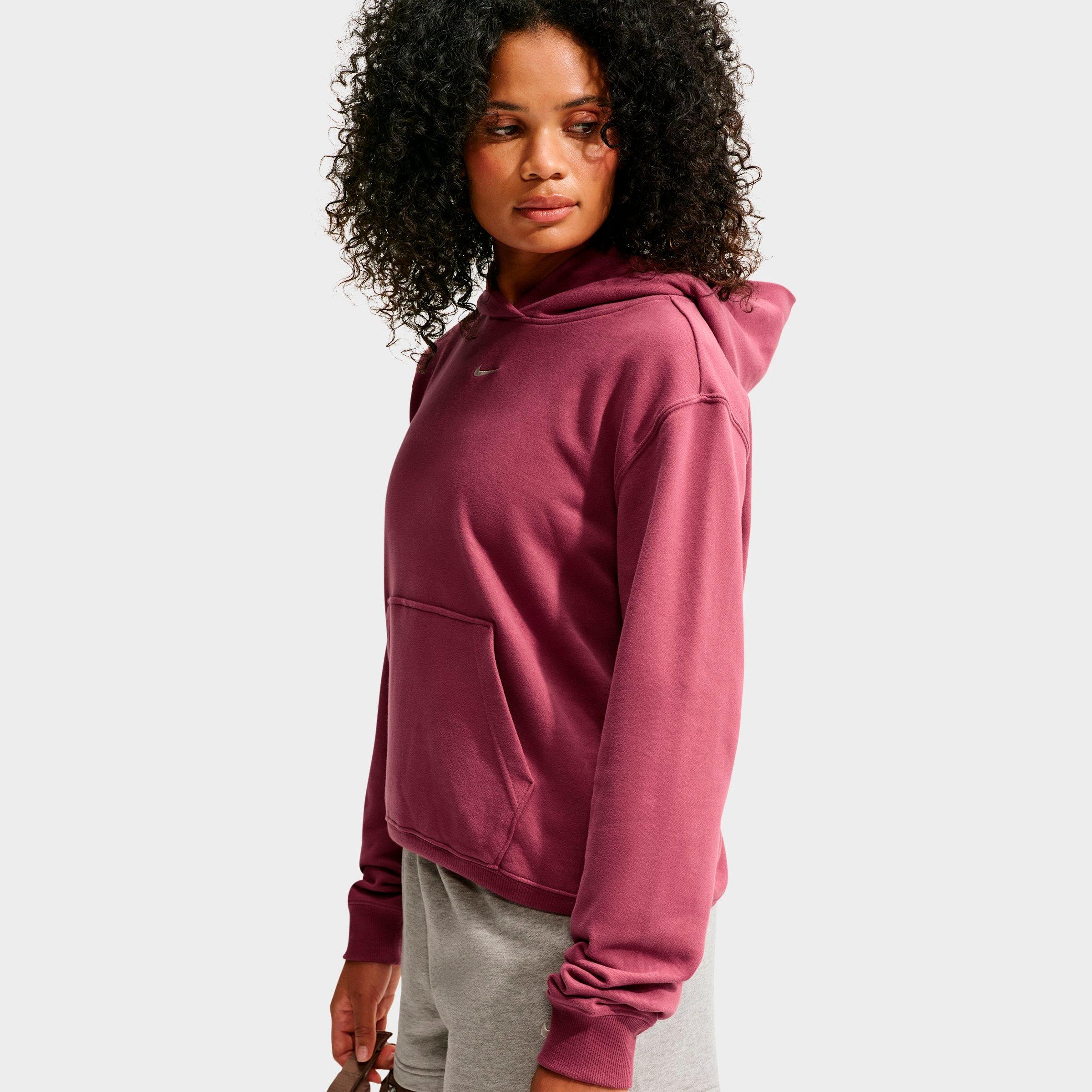 Women's Nike Studio Fleece Lightweight French Terry Pullover Hoodie