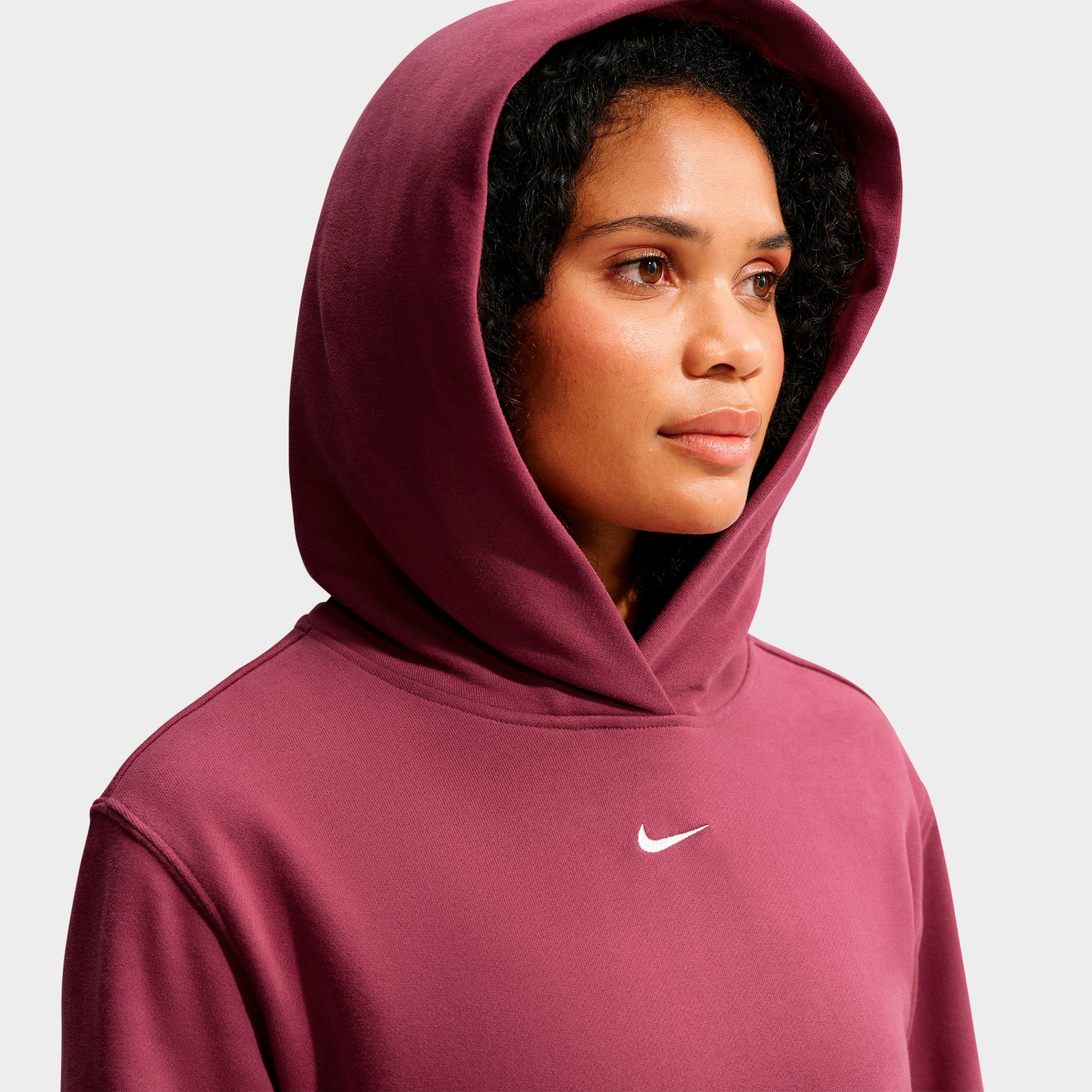Women's Nike Studio Fleece Lightweight French Terry Pullover Hoodie