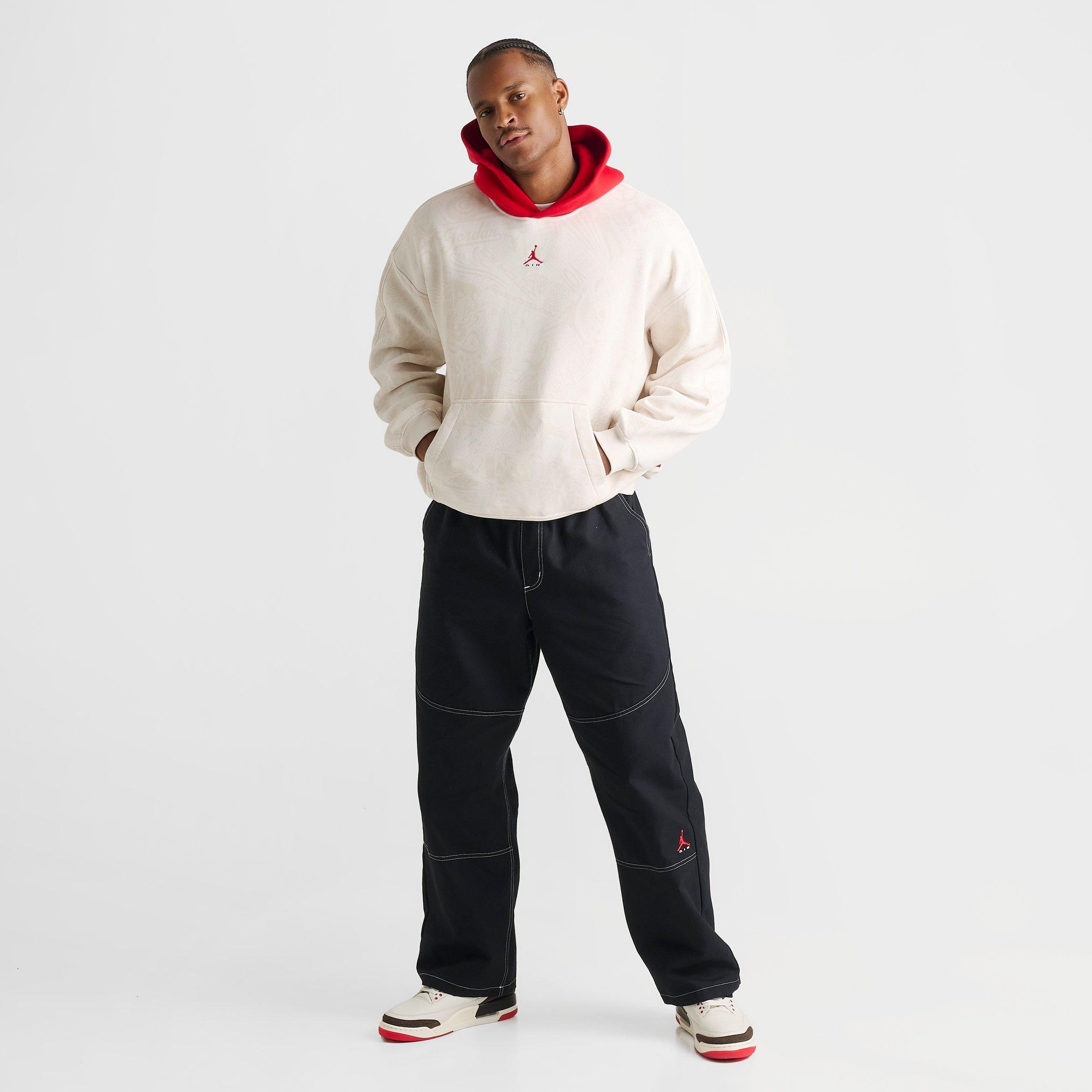 Men's Jordan Brooklyn Fleece Laser Graphic Pullover Hoodie