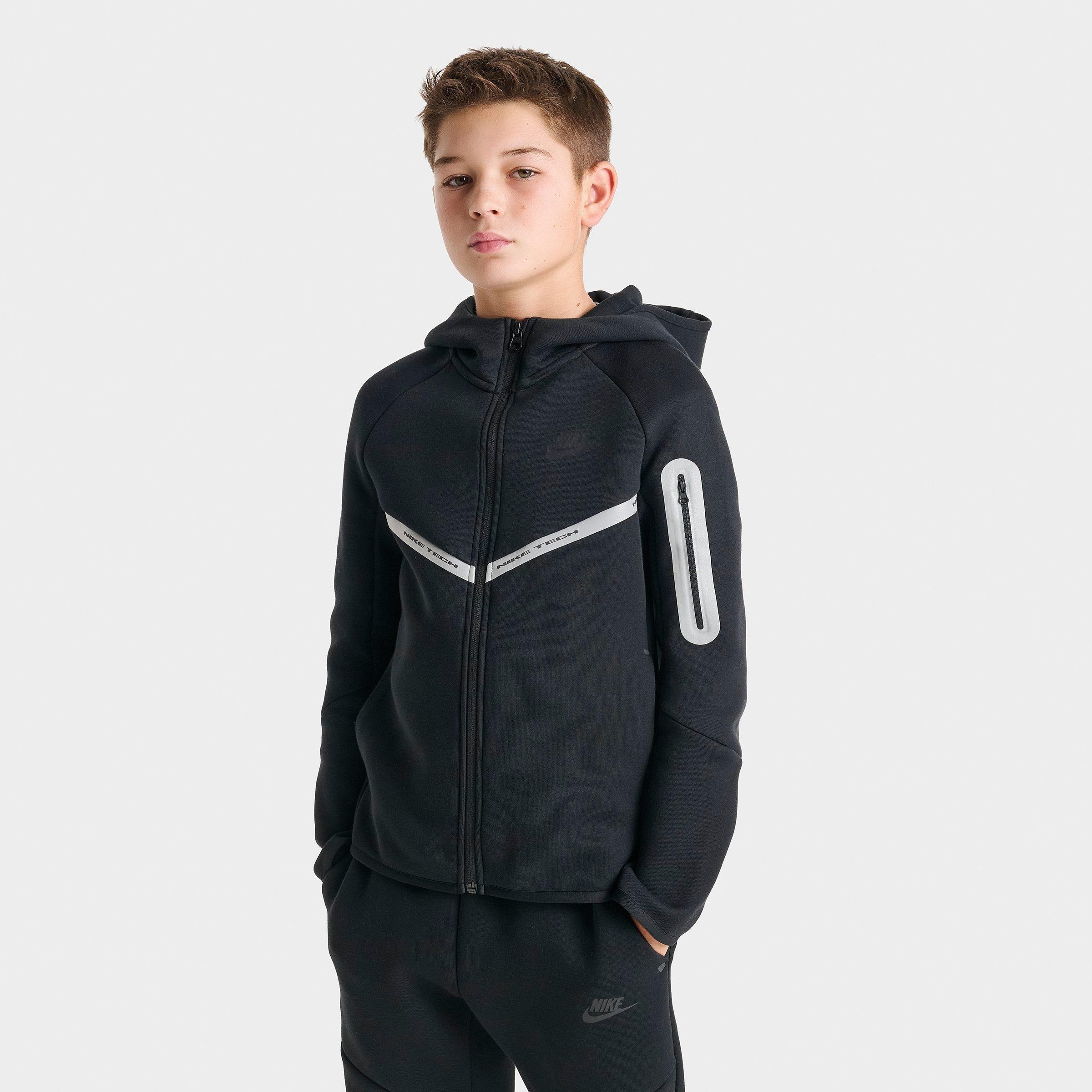 Boys' Big Kids' Nike Sportswear Tech Fleece Reflective Full-Zip