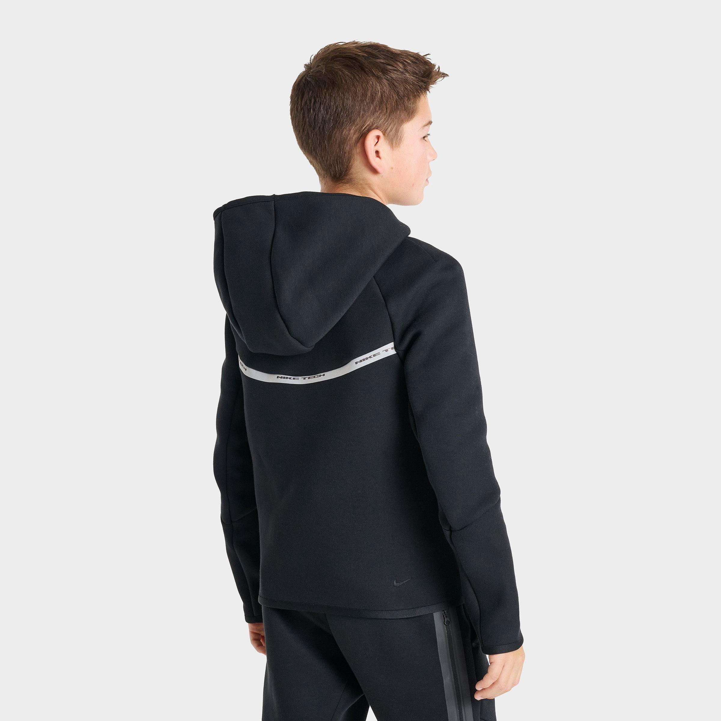 Boys' Big Kids' Nike Sportswear Tech Fleece Reflective Full-Zip Hoodie