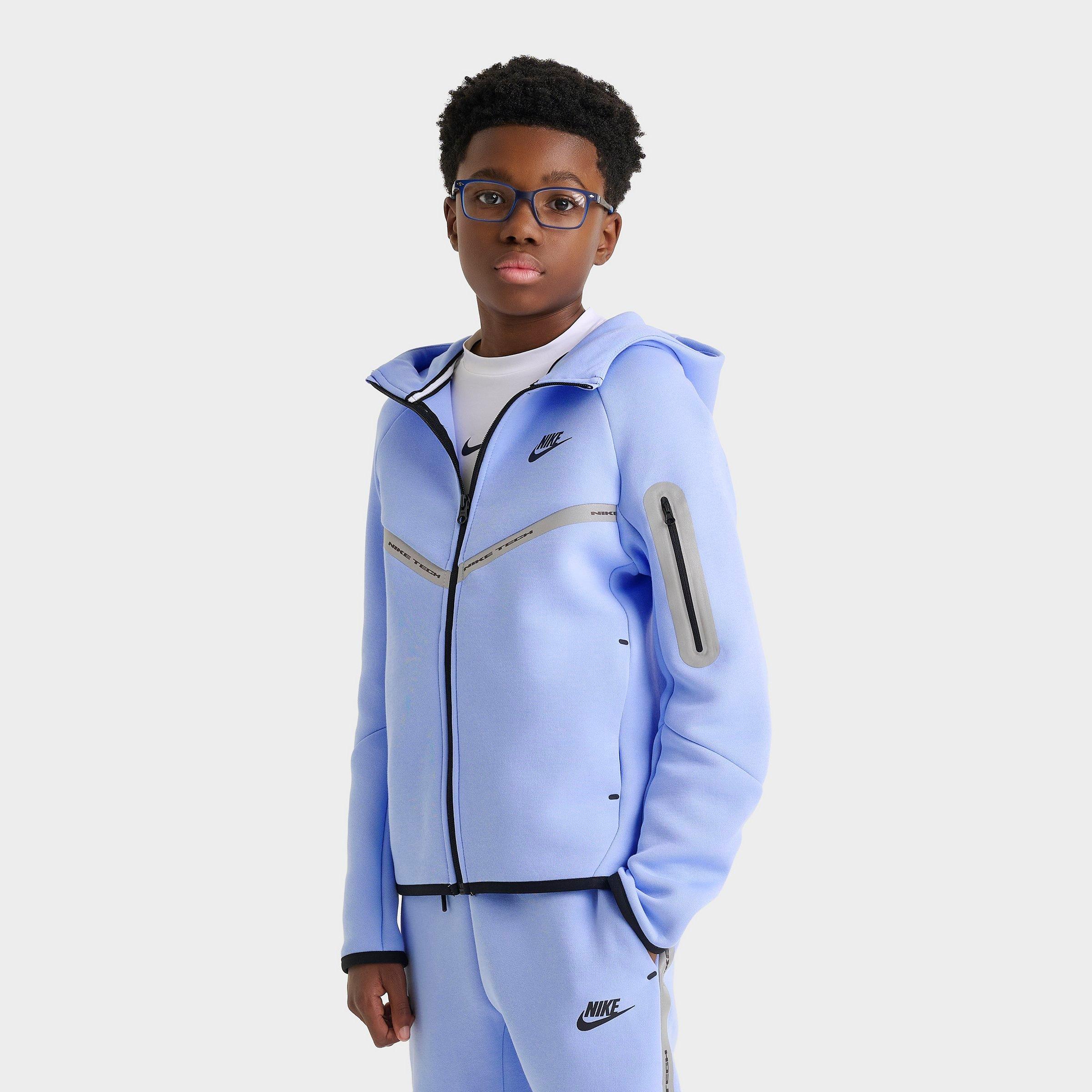 Boys' Big Kids' Nike Sportswear Tech Fleece Reflective Full-Zip