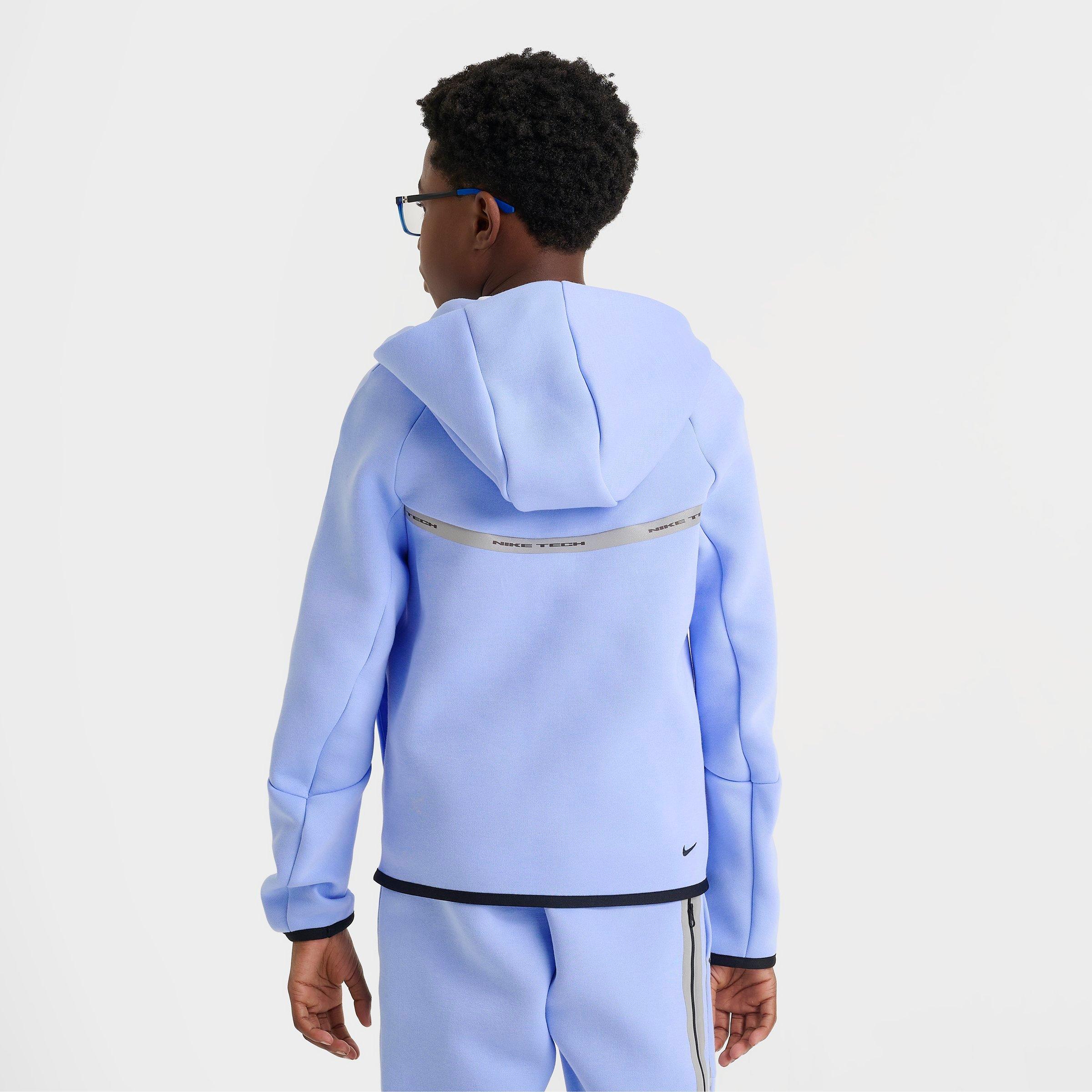 Boys' Big Kids' Nike Sportswear Tech Fleece Reflective Full-Zip Hoodie