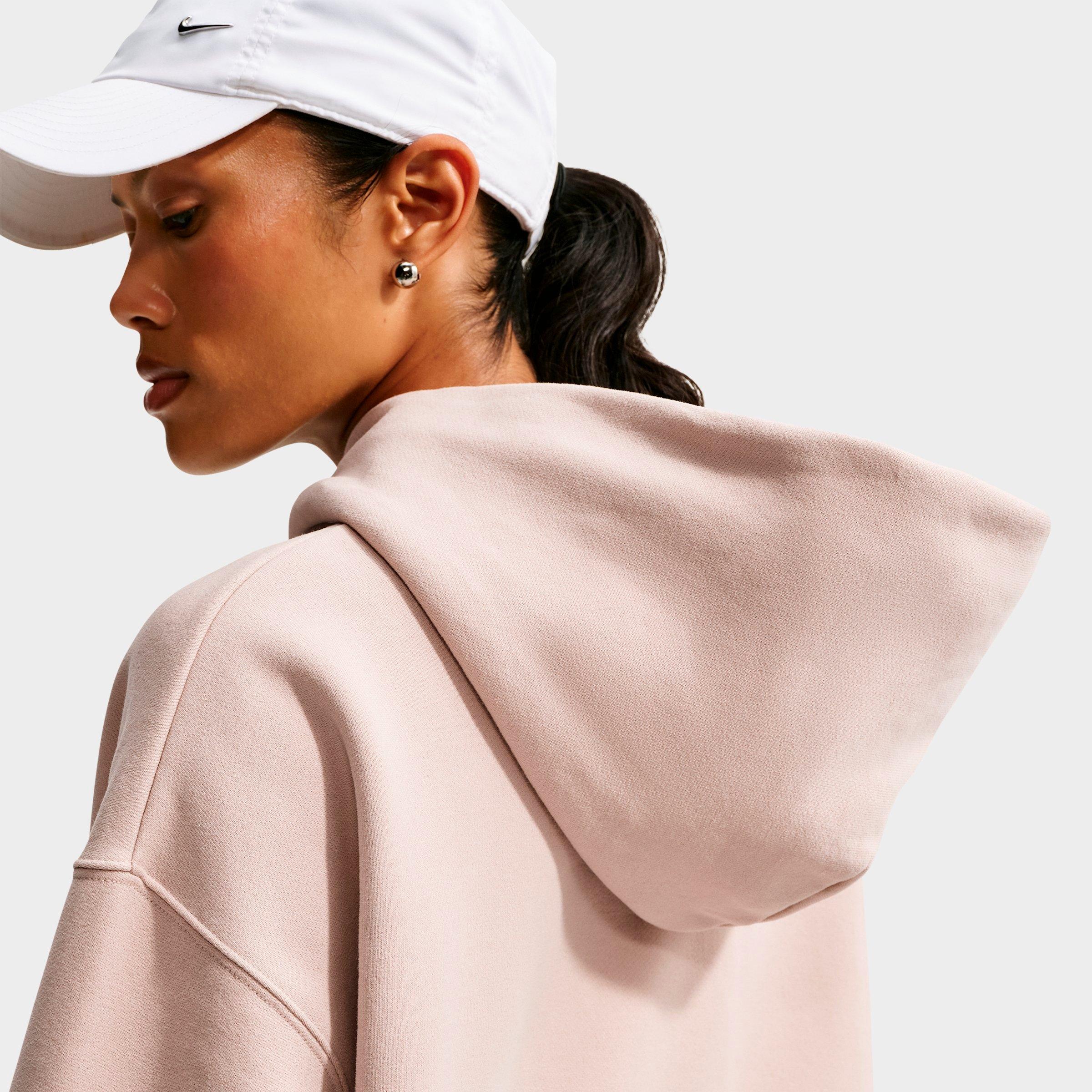 Women's Nike Studio Fleece Medium Weight "Graphic Pack" Logo Oversized Pullover Hoodie