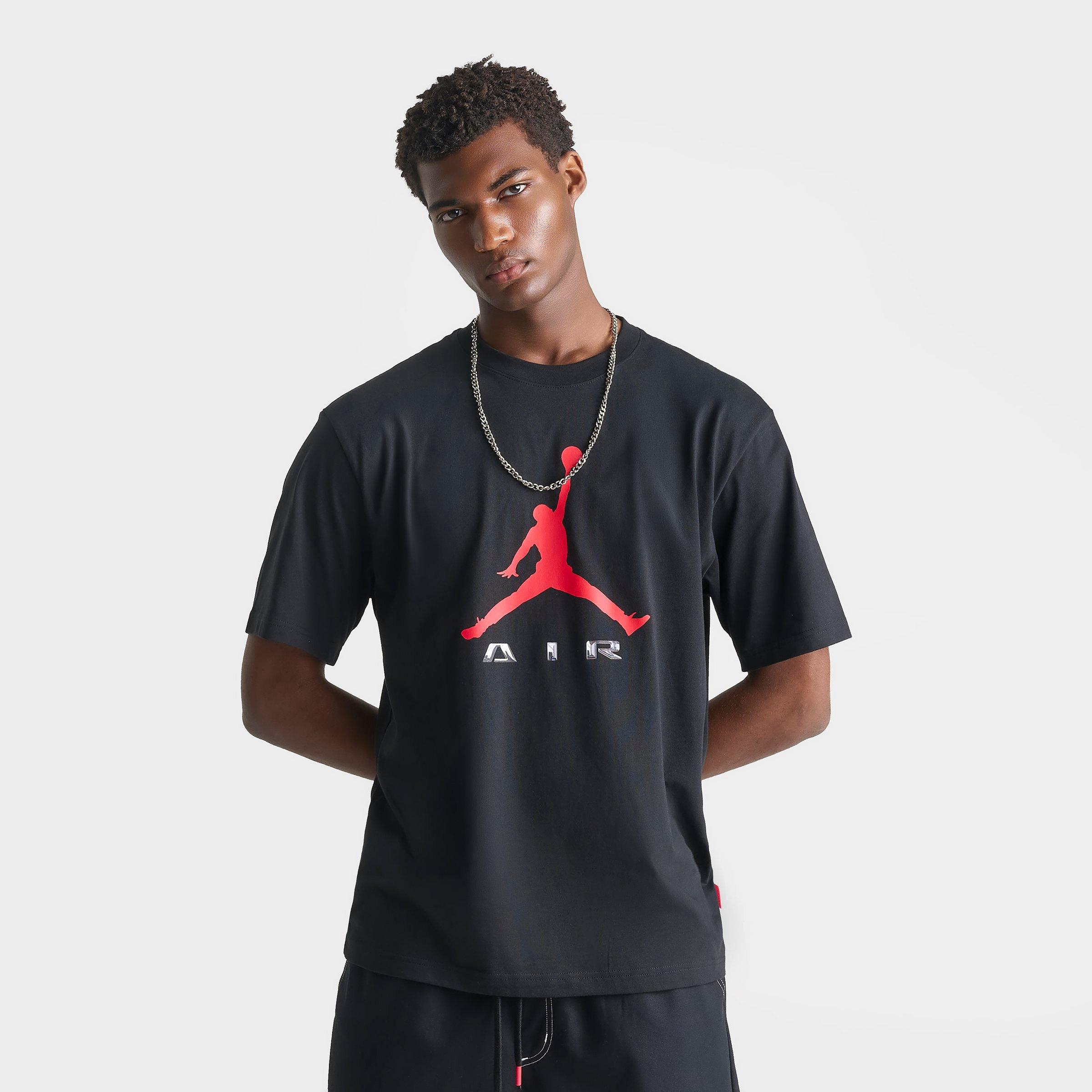 Men's Jordan Brooklyn Logo Chrome T-Shirt