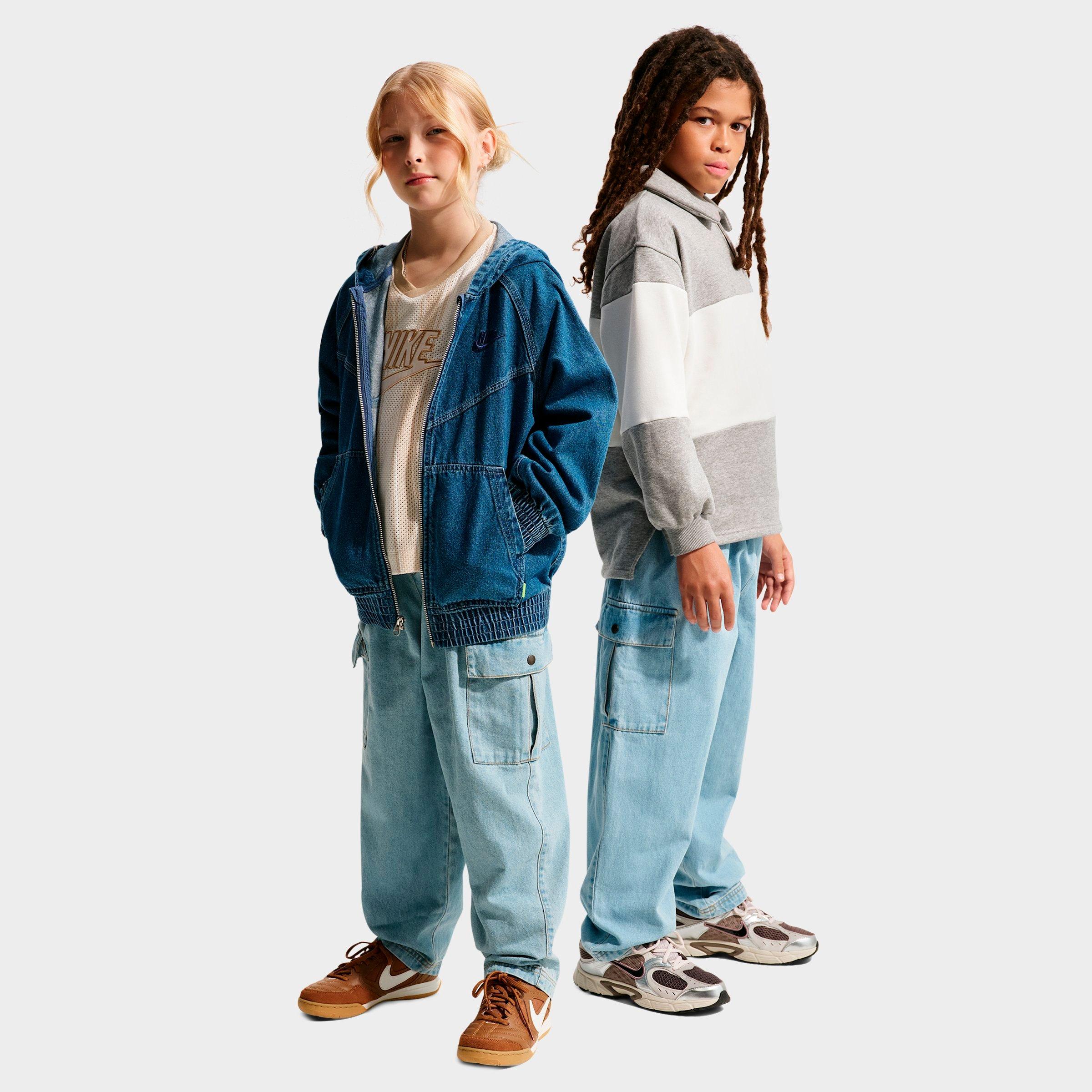 Big Kids' Nike Sportswear Collection Denim Cargo Pants