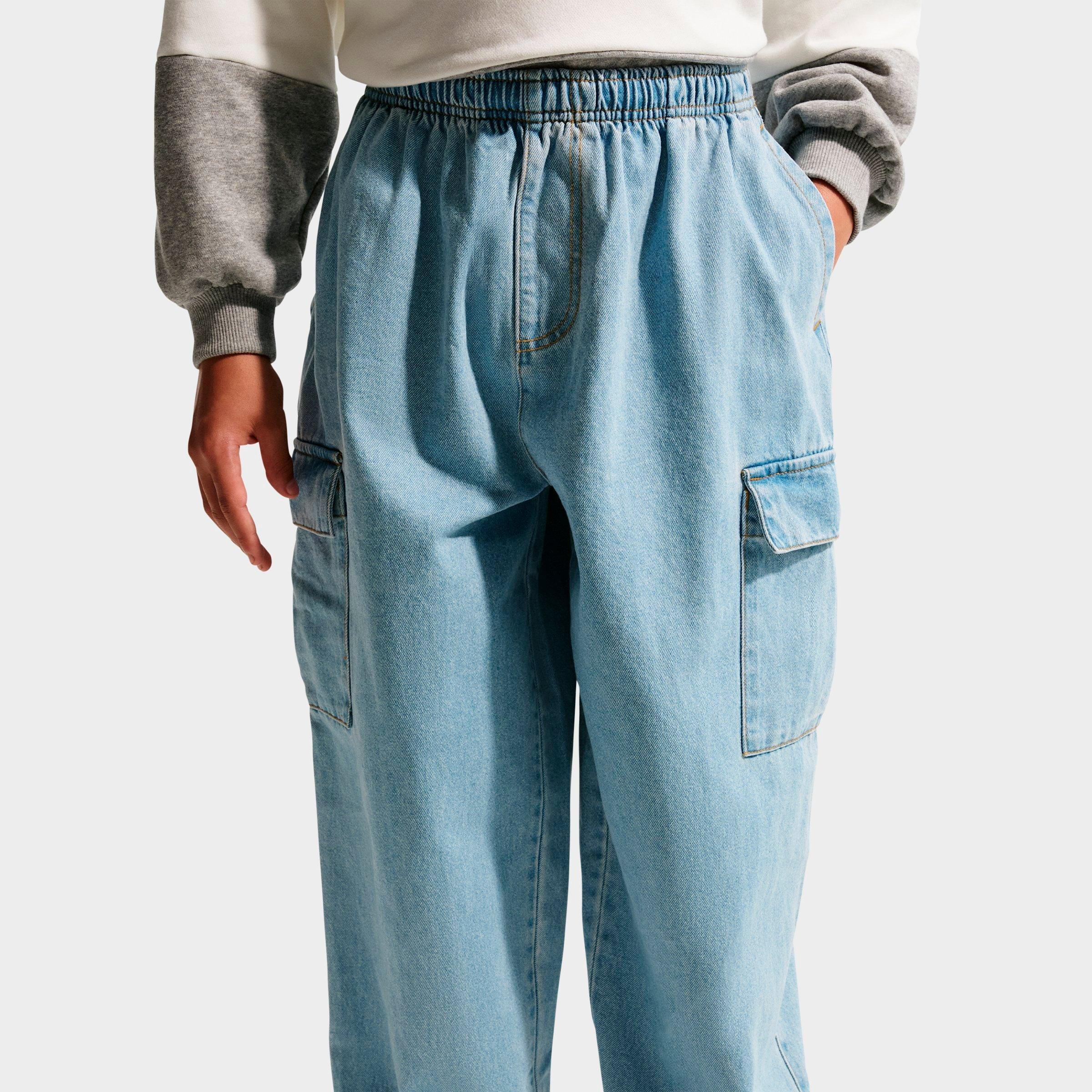 Big Kids' Nike Sportswear Collection Denim Cargo Pants