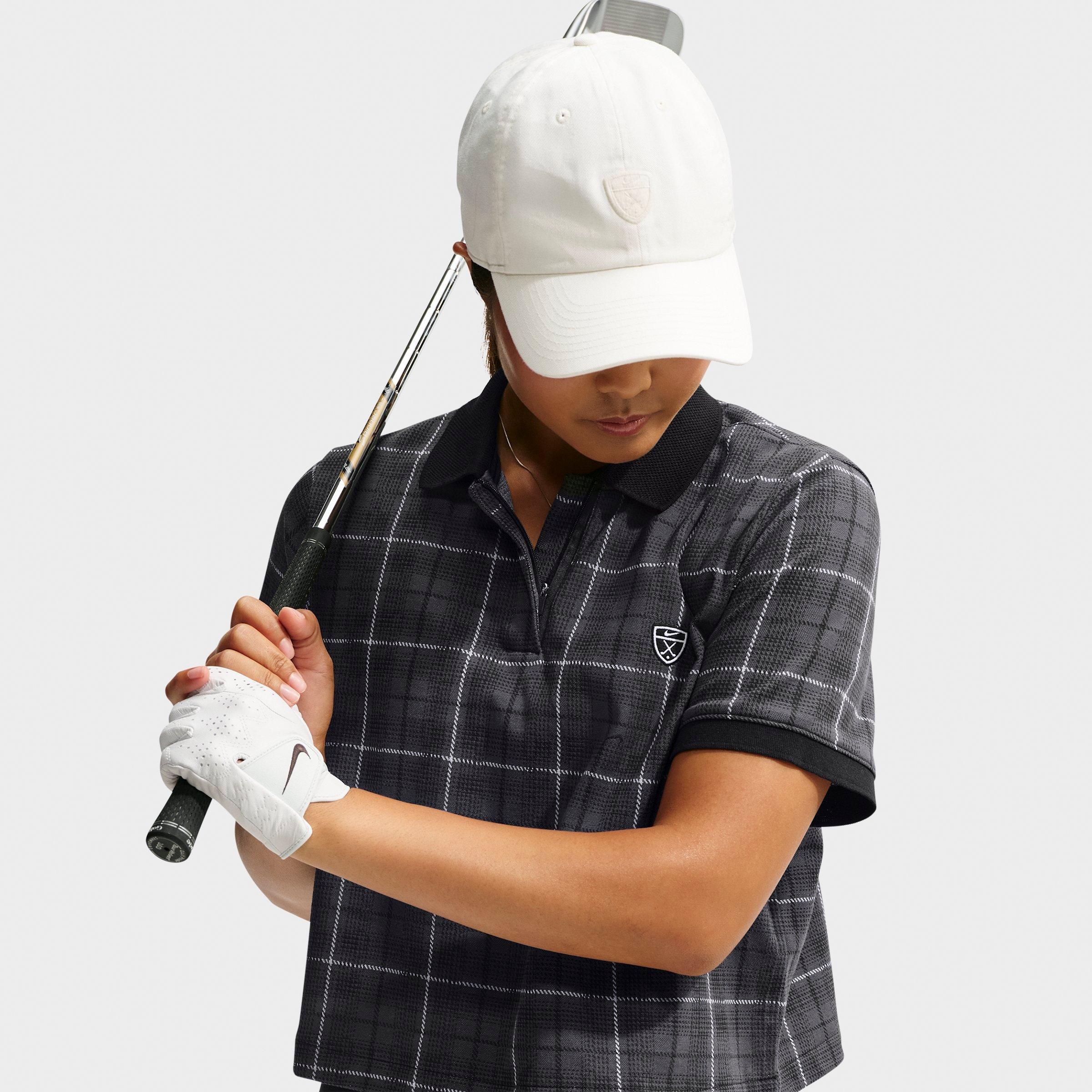 Women's Nike Fairway Fresh Dri-FIT Tartan Golf Polo