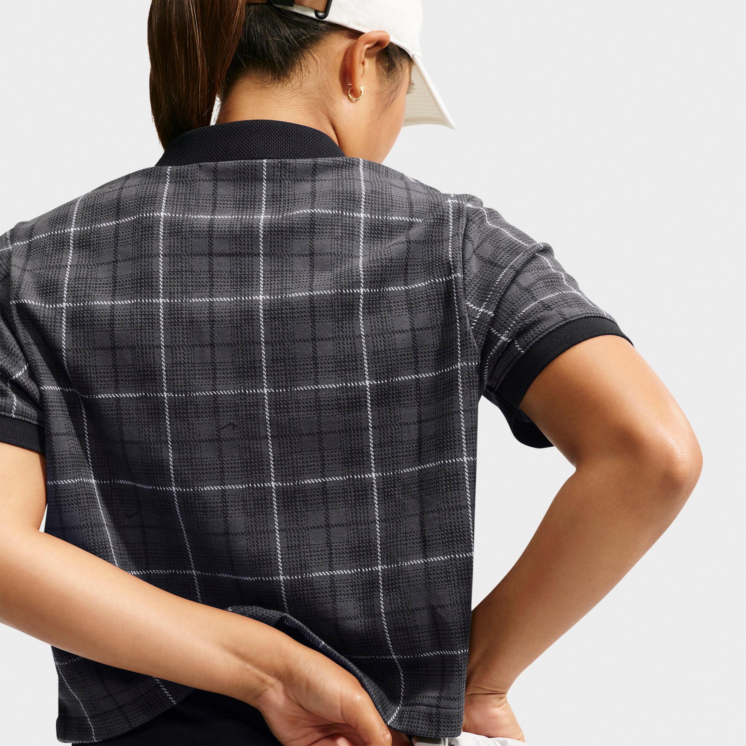 Women's Nike Fairway Fresh Dri-FIT Tartan Golf Polo
