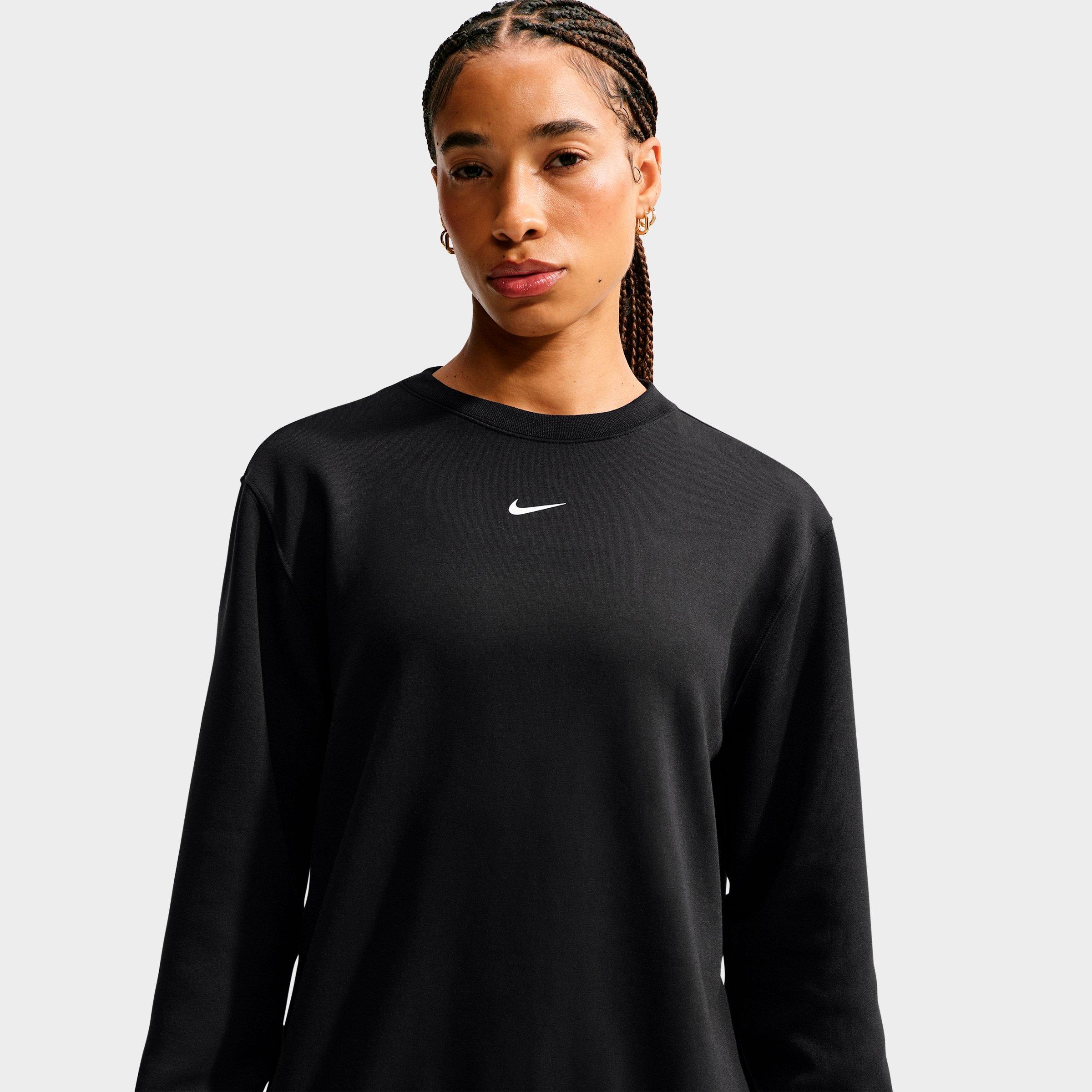 Women's Nike Studio Fleece Sport Dri-FIT Crewneck Sweatshirt