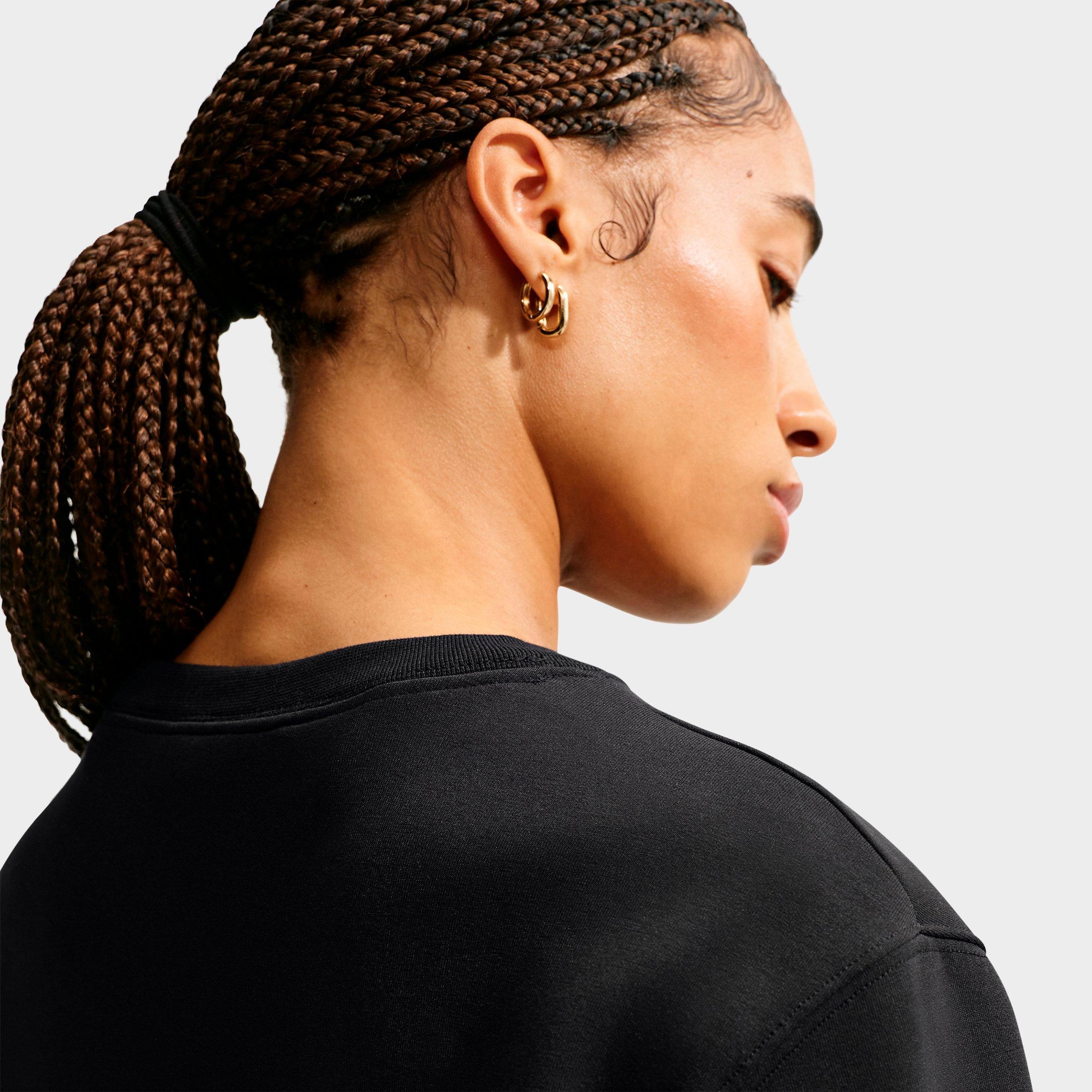 Women's Nike Studio Fleece Sport Dri-FIT Crewneck Sweatshirt