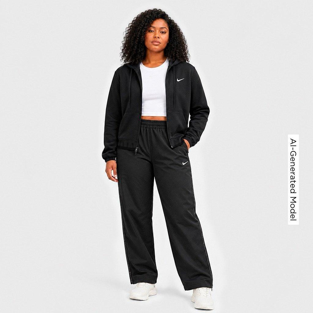 Women's Nike Studio Fleece Sport Therma-FIT Full-Zip Hoodie