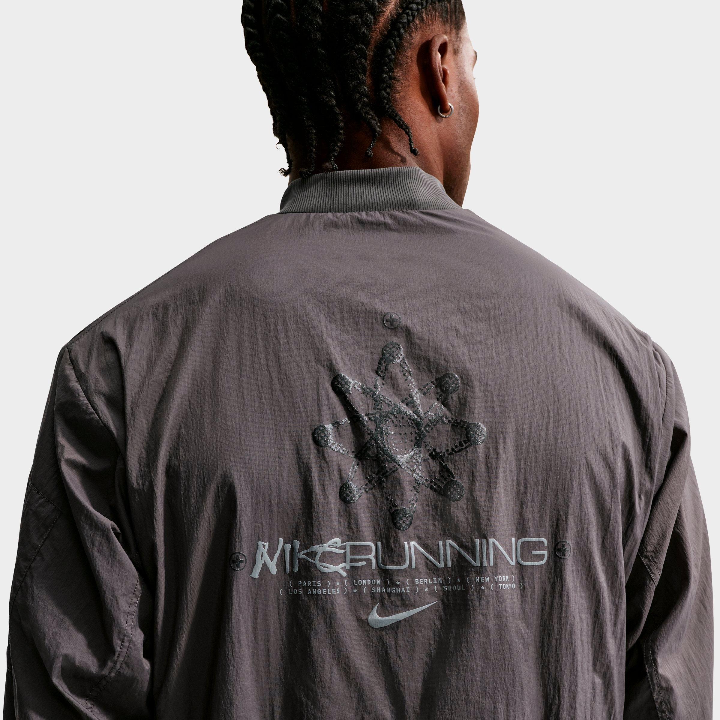 Men's Nike Repel UV Protection Running Bomber Jacket