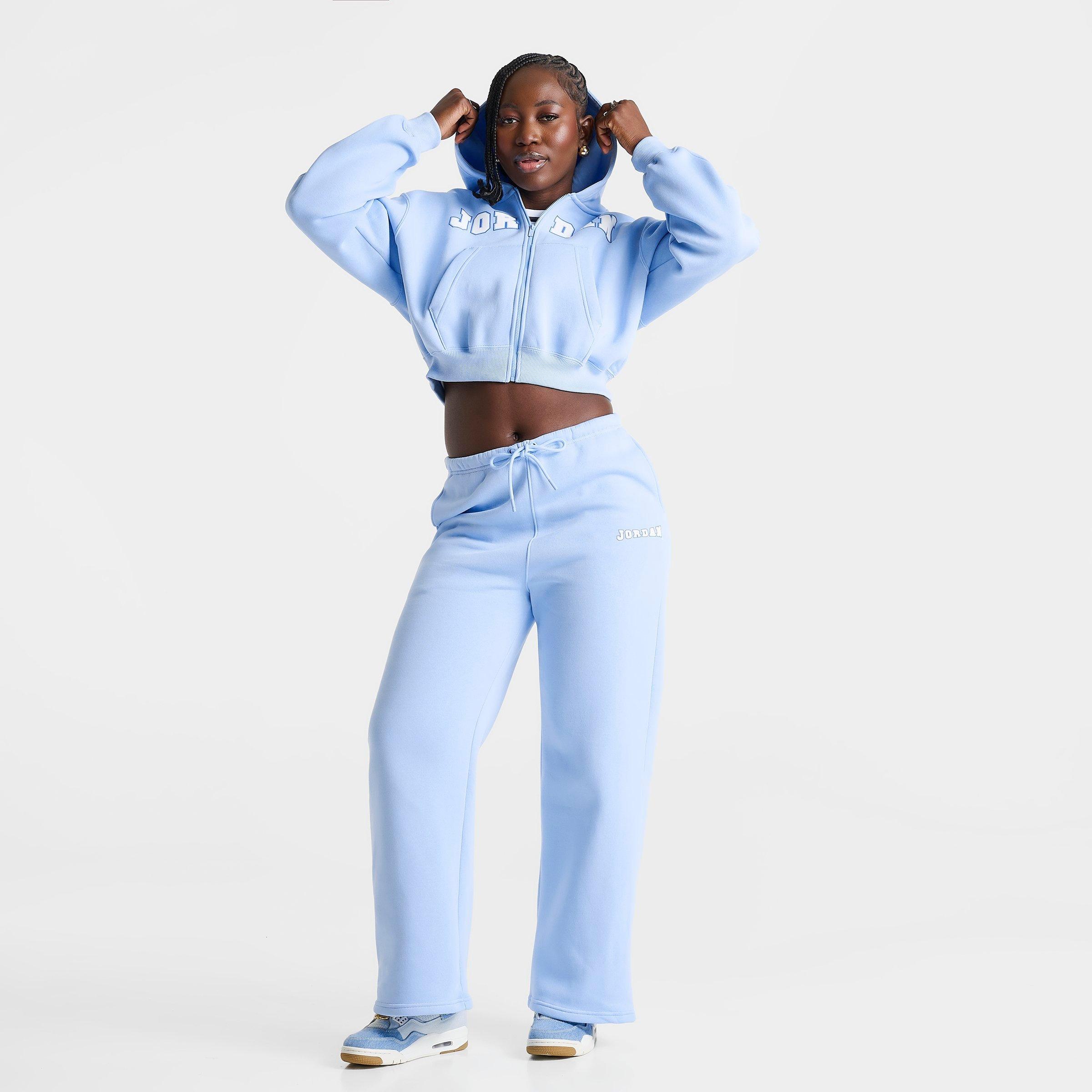 Women's Jordan Brooklyn Varsity Cropped Full-Zip Hoodie