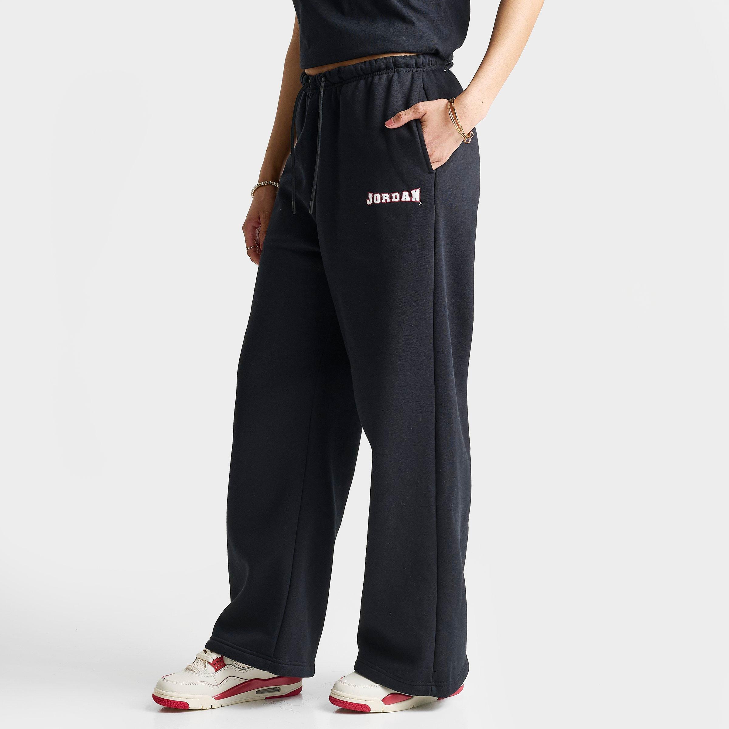 Women's Jordan Brooklyn Fleece Varsity Wide-Leg Sweatpants