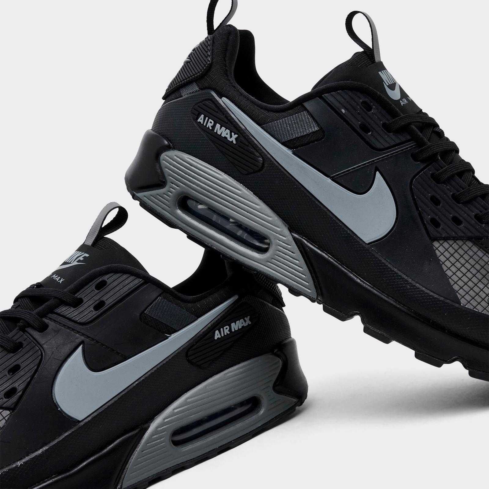 Men's Nike Air Max 90 Drift Casual Shoes - Black/Wolf Grey/Anthracite