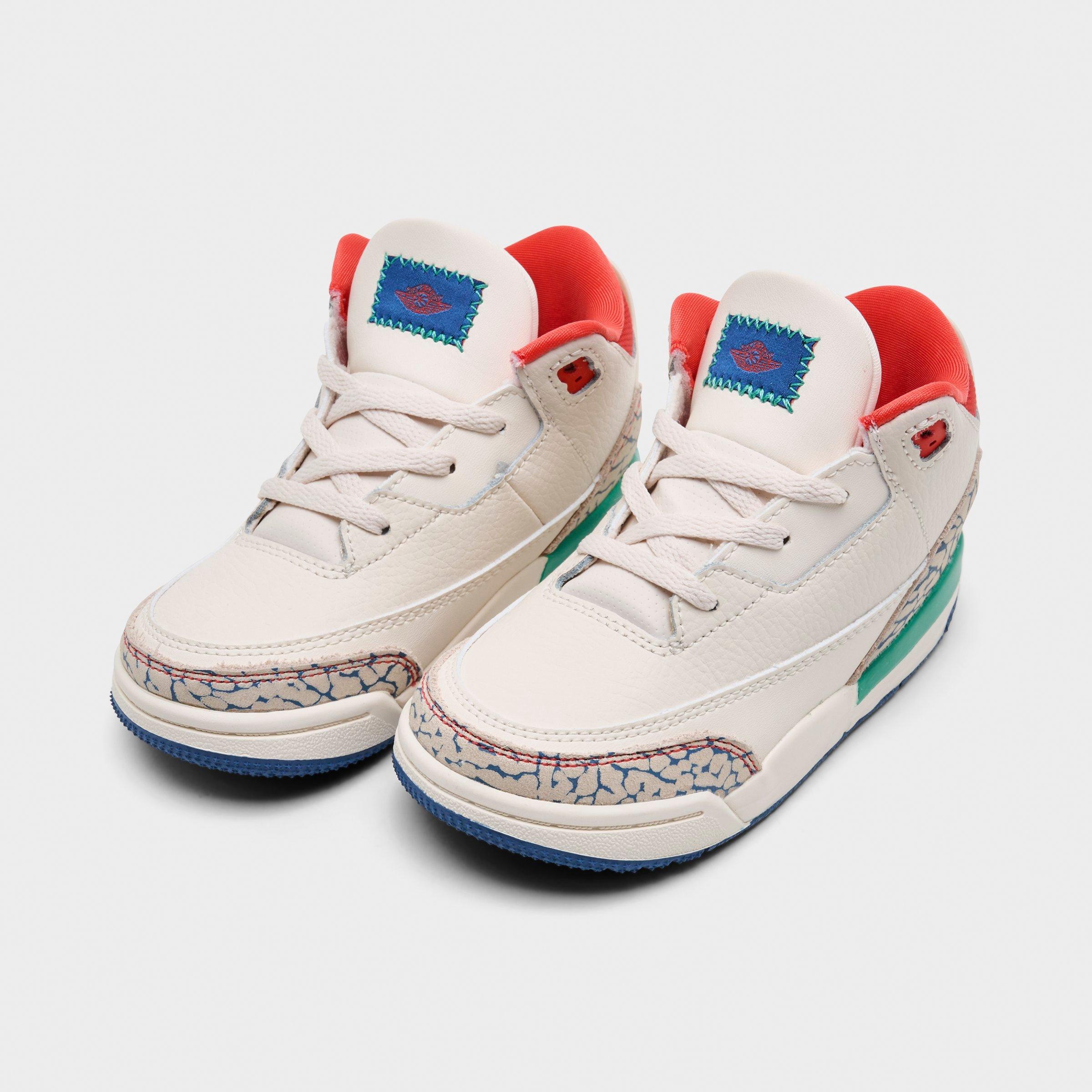 Kids' Toddler Air Jordan Retro 3 Basketball Shoes
