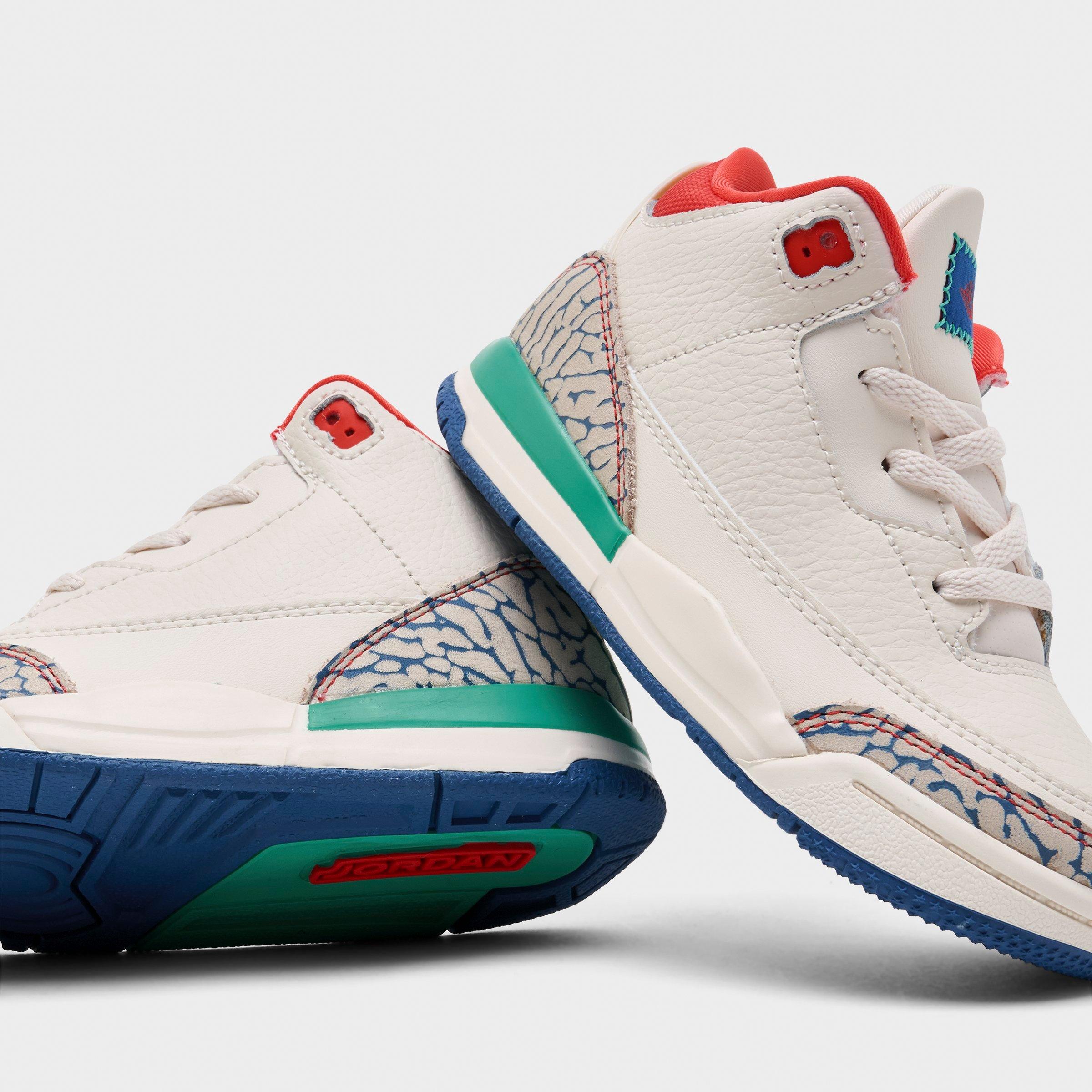 Kids' Toddler Air Jordan Retro 3 Basketball Shoes