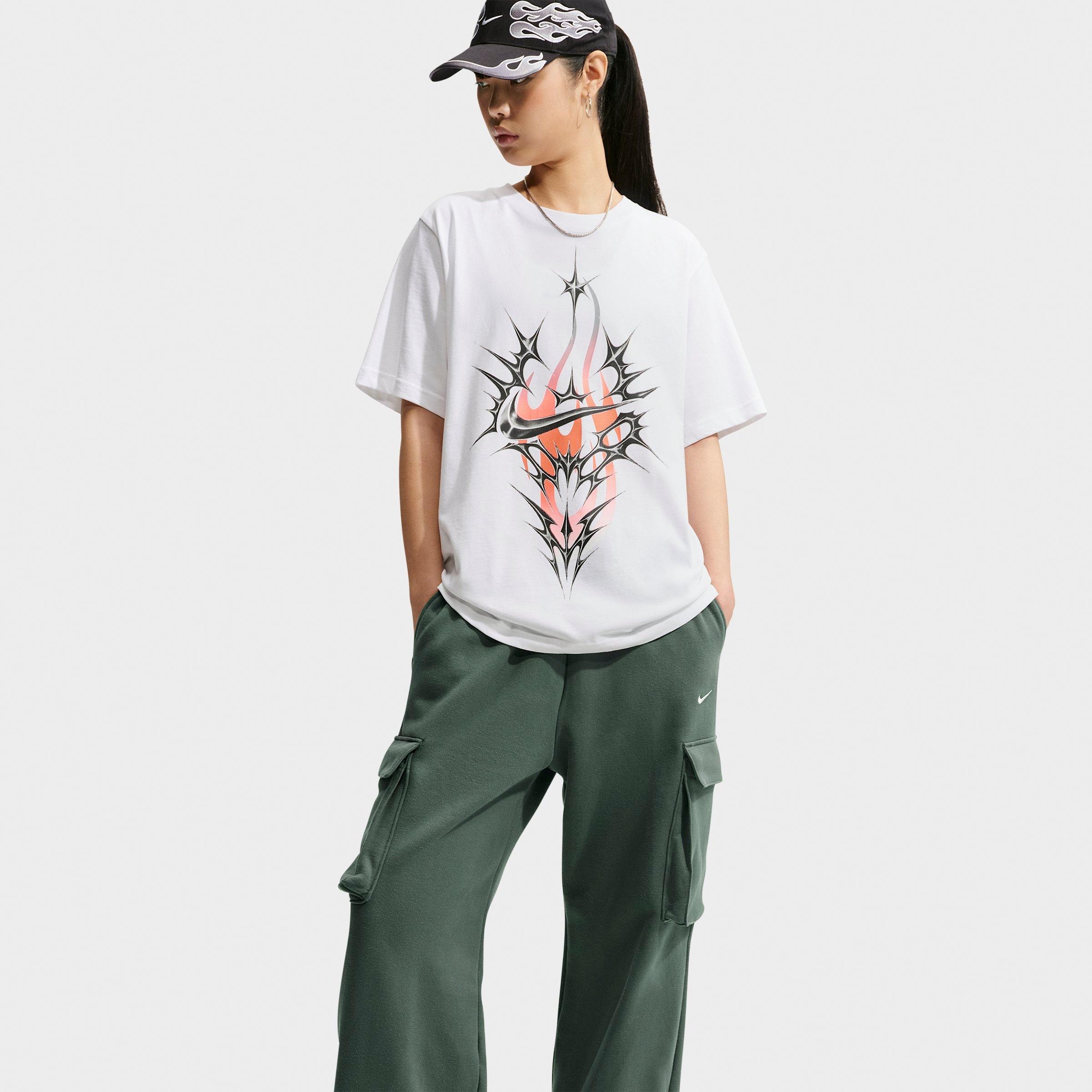 Women's Nike Studio Fleece Medium-Weight High-Rise Oversized Cargo Pants