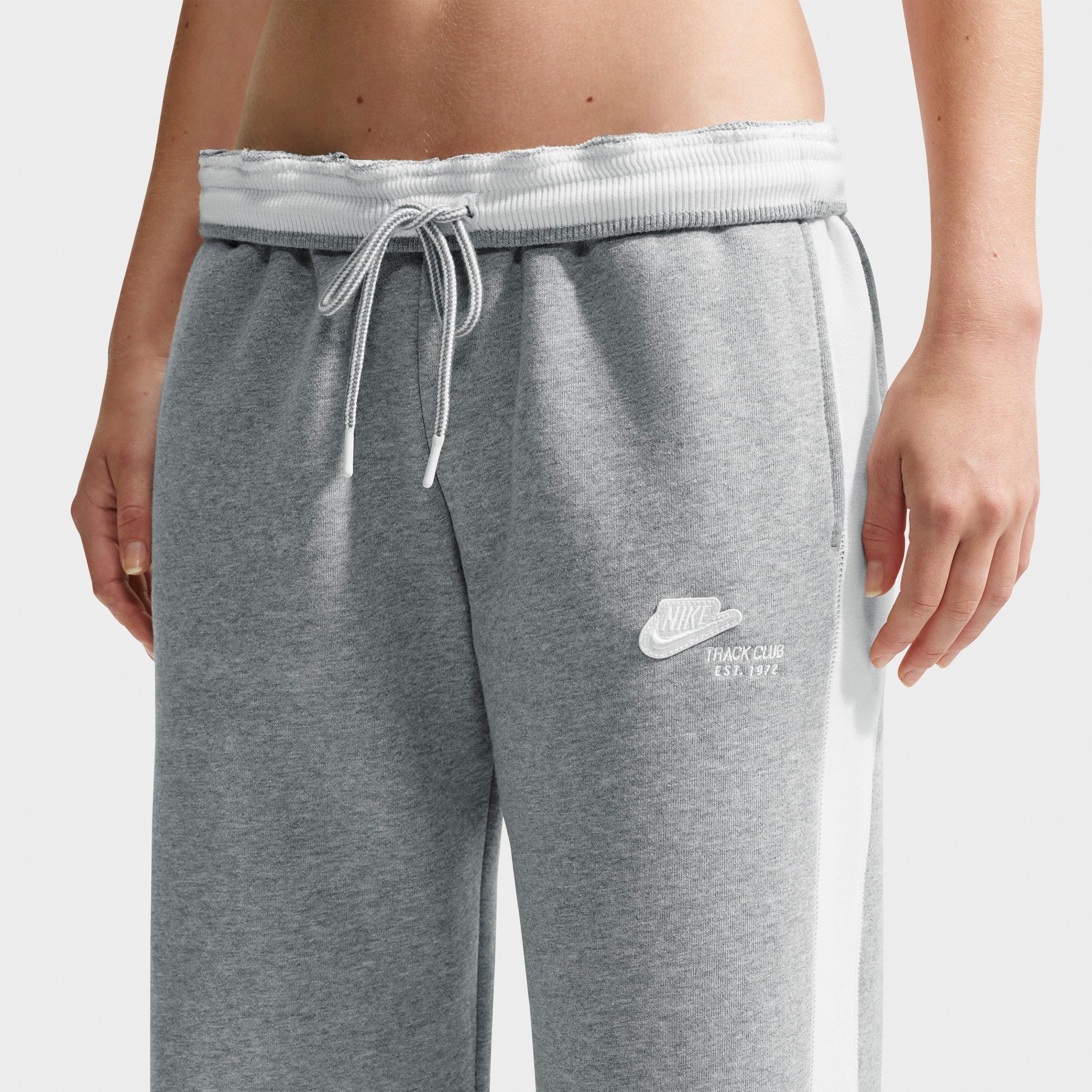Women's Nike Studio Fleece Medium-Weight "Nike Run Club" Mid-Rise Track Pants