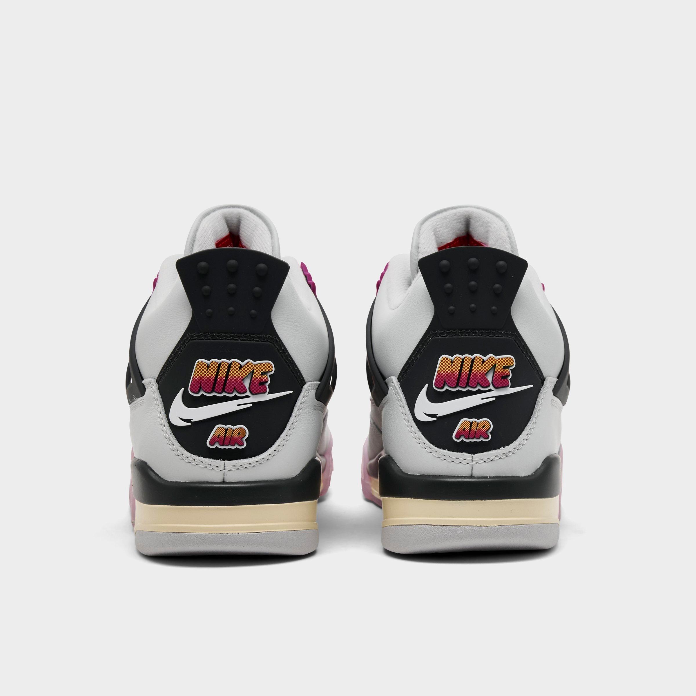 Big Kids' Air Jordan Retro 4 Basketball Shoes