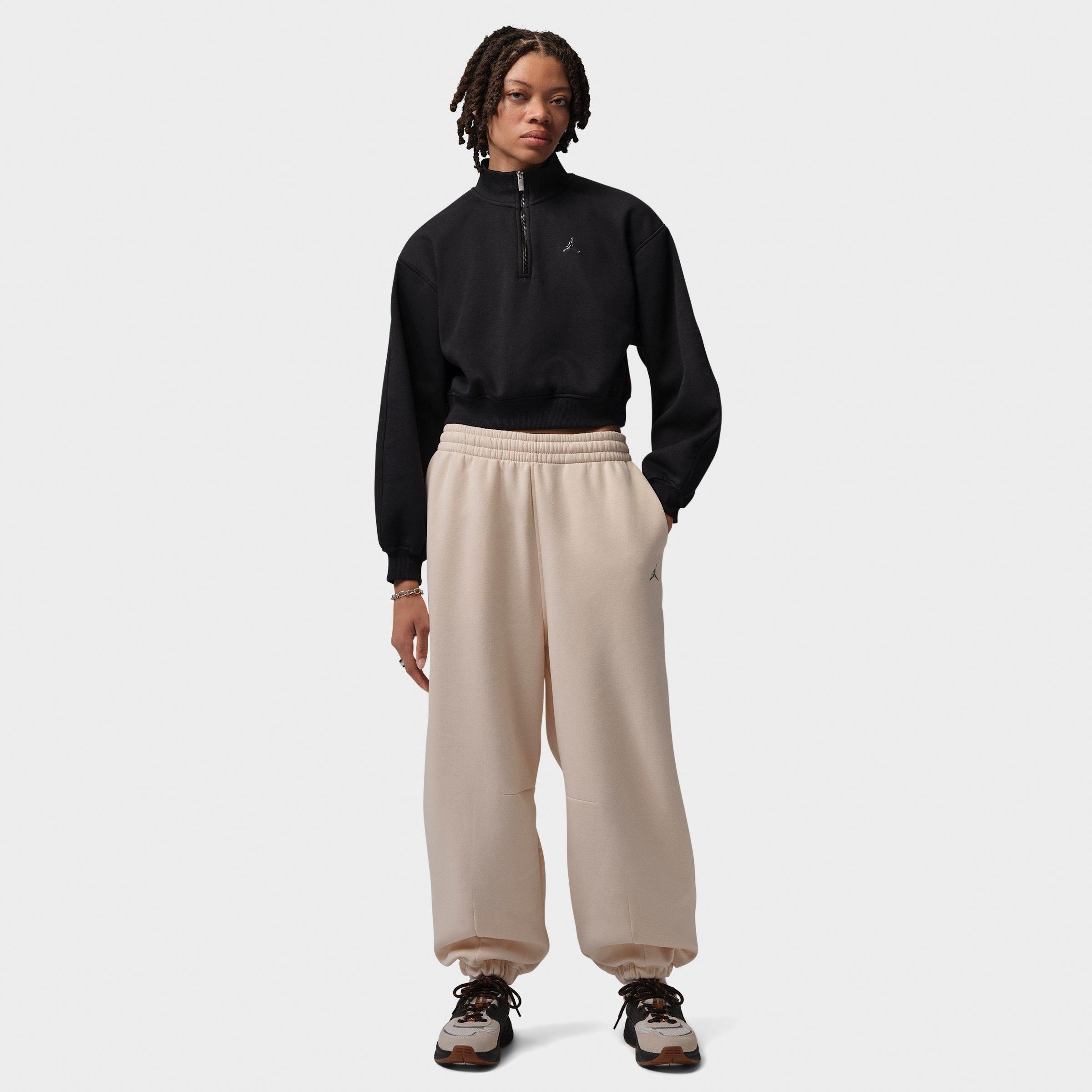 Women's Jordan Brooklyn Quarter-Zip Cropped Top