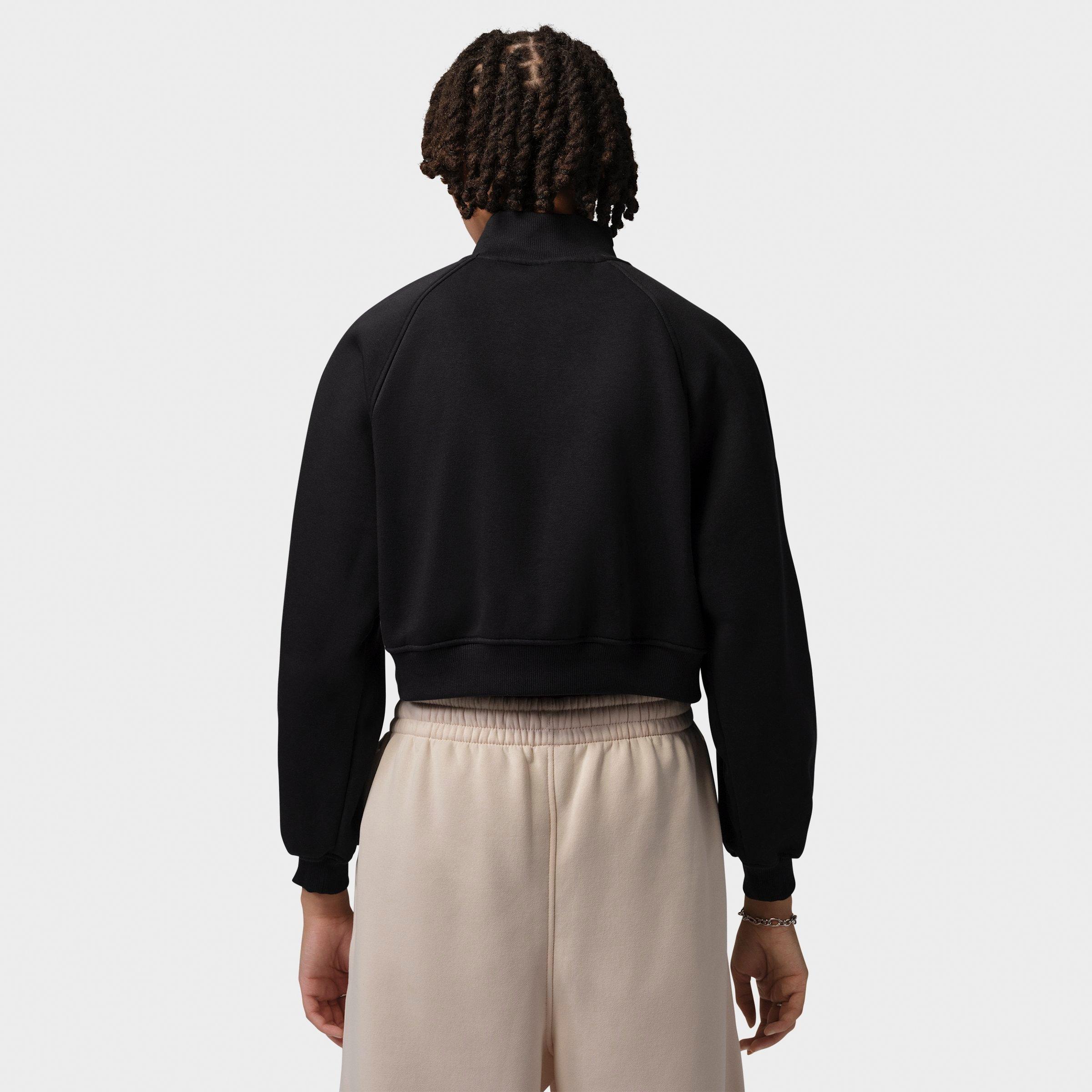Women's Jordan Brooklyn Quarter-Zip Cropped Top