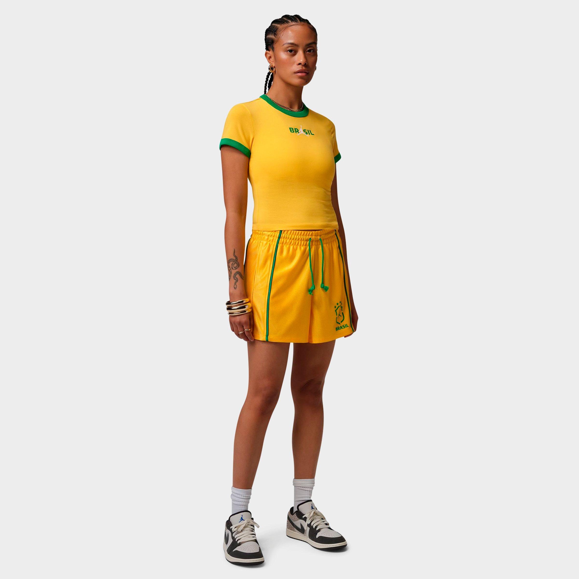 Women's Jordan Brooklyn Brazil Knit Shorts | JD Sports
